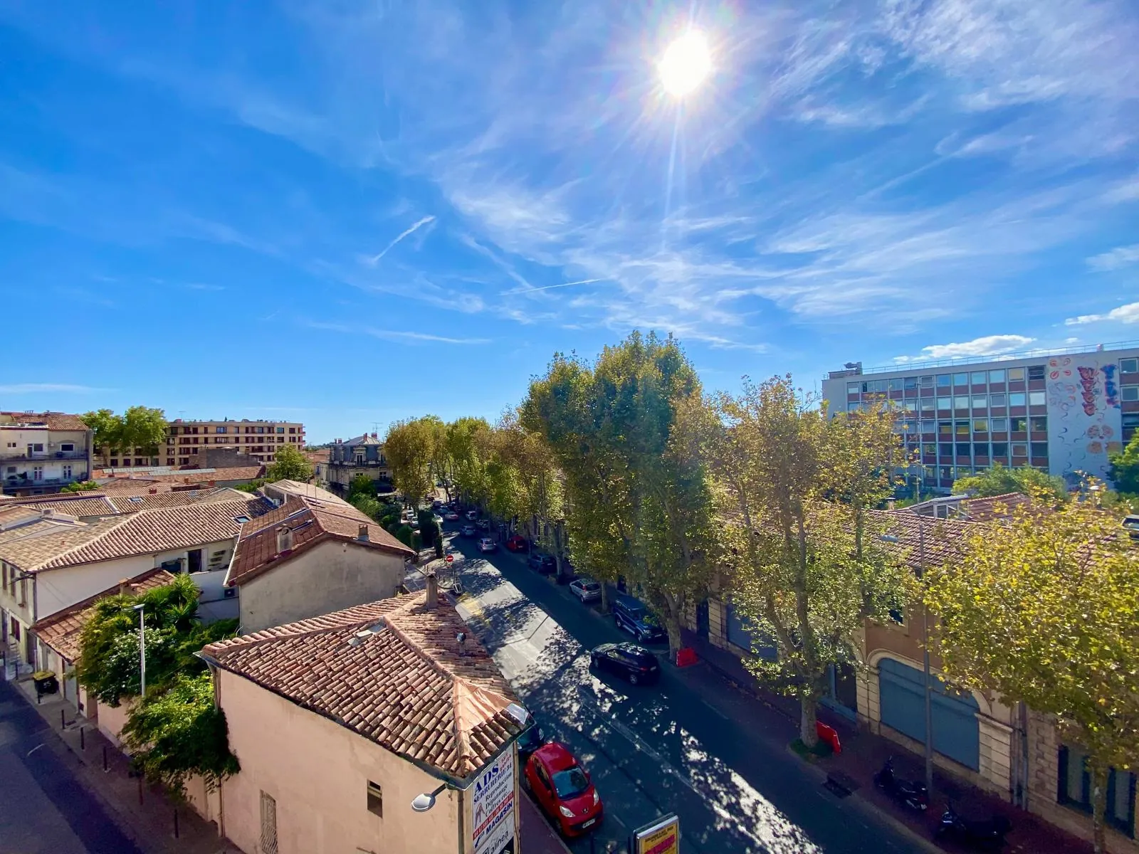Appartement lumineux avec terrasse au dernier étage dans l’Écusson de Montpellier 
