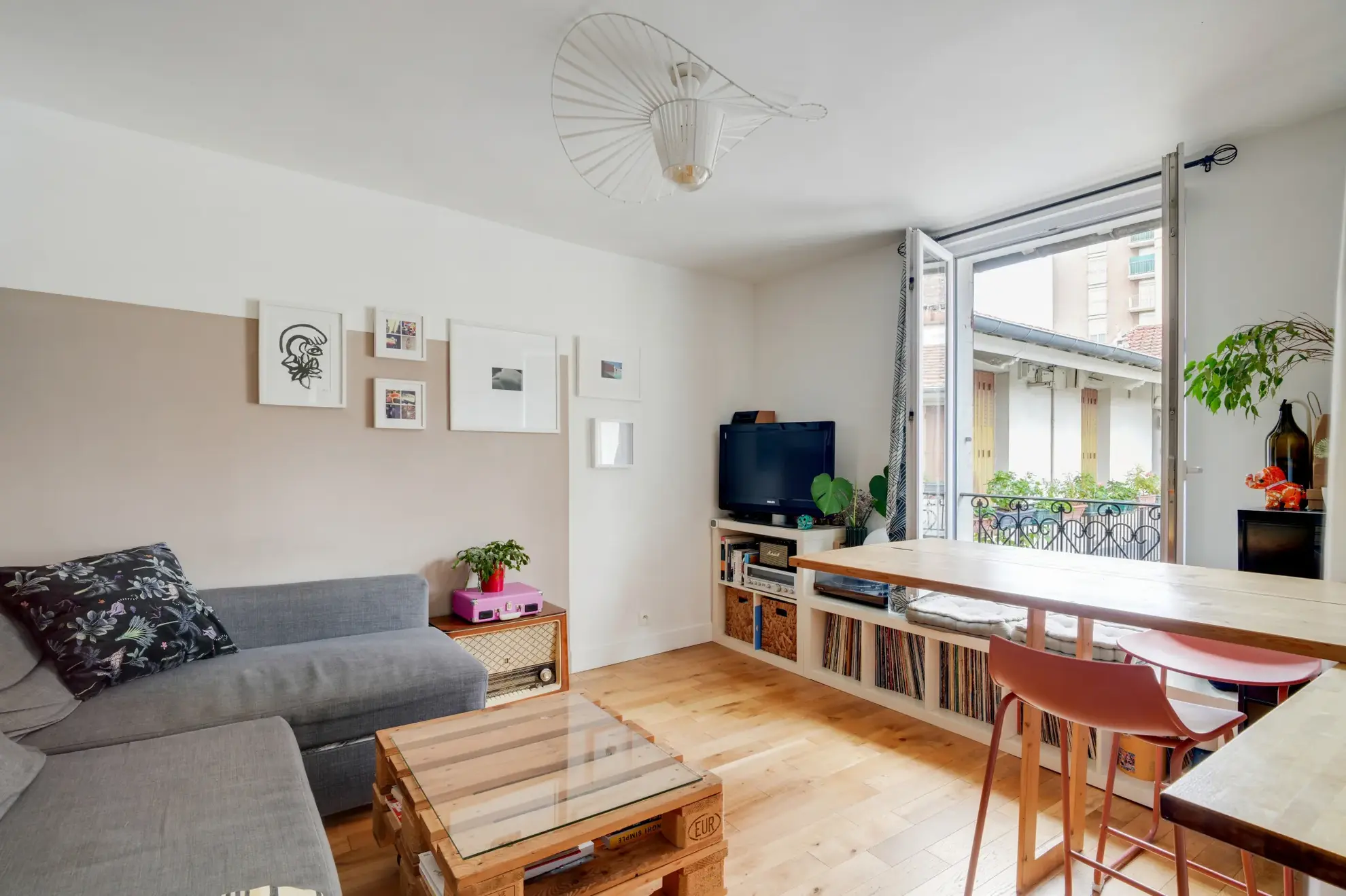 Appartement T2 bis lumineux de 43 m² à Saint-Ouen - Quartier 17 