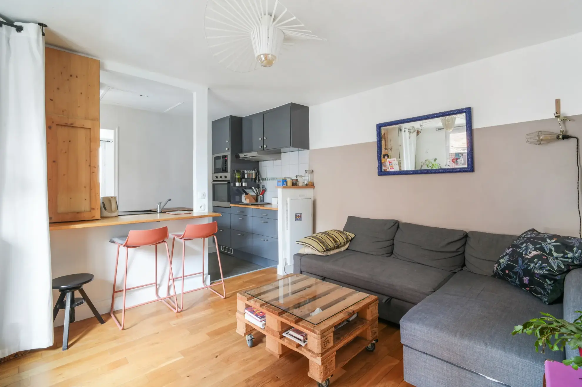 Appartement T2 bis lumineux de 43 m² à Saint-Ouen - Quartier 17