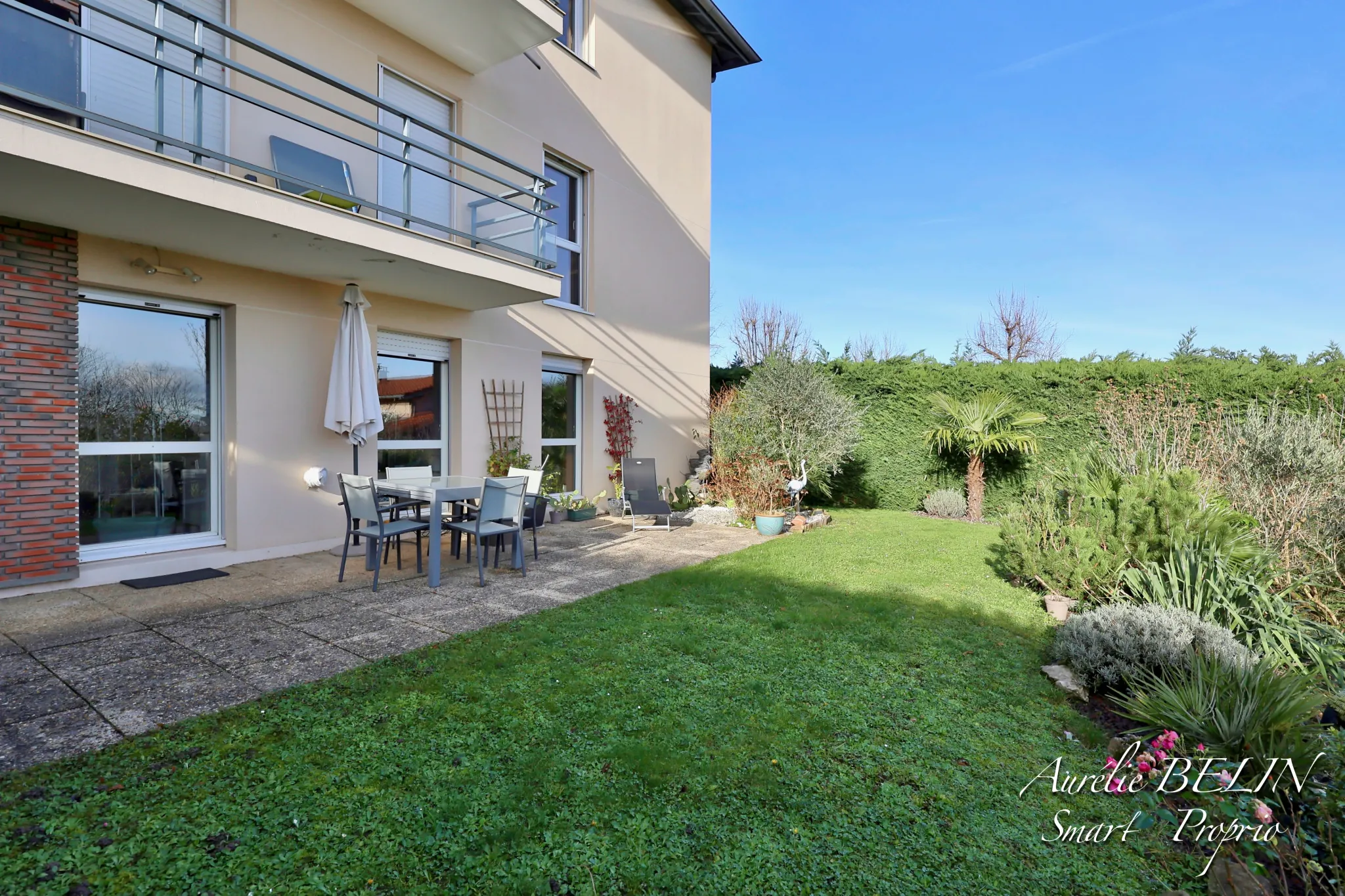 Charmant appartement de 3 chambres avec jardin à Saint-Genis-les-Ollières 