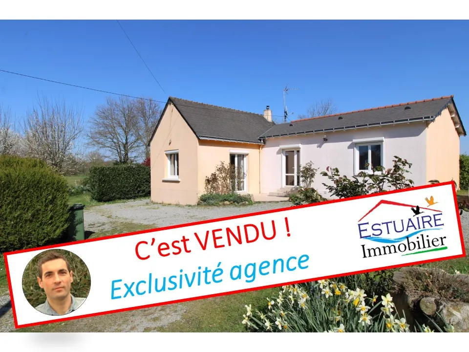 Maison indépendante de 72 m² avec jardin de 1800 m² à Saffré