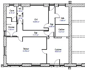 Immeuble de caractère à Nébouzat (63) avec fort potentiel de rénovation 
