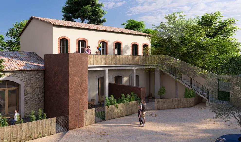 Appartement à créer à Saint Georges d'Orques avec terrasse et parking - Opportunité à saisir