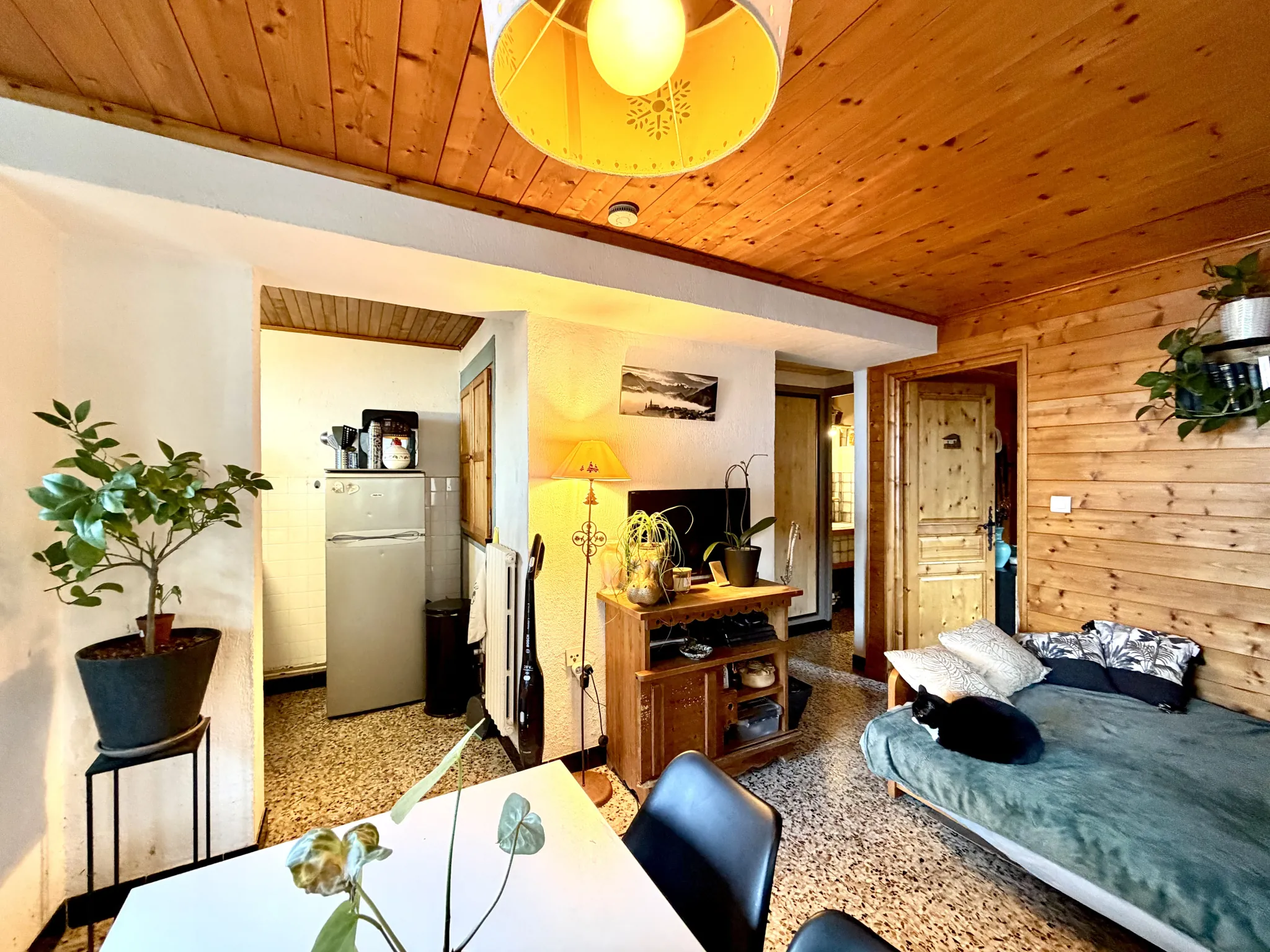 Charmant T2 en rez-de-jardin à Albiez-Montrond avec terrasse et jardin privé