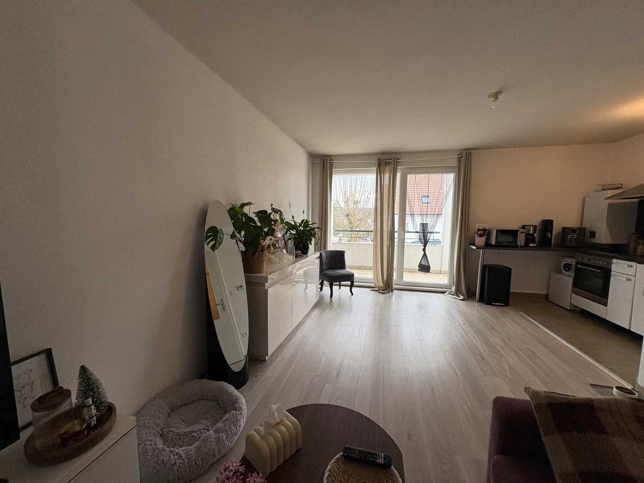 Appartement F2 à Kembs de 45,11 m² avec balcon et parking couvert 