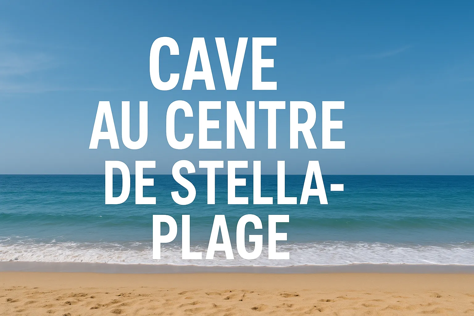 Cave individuelle à vendre au centre de Stella-Plage - Emplacement privilégié