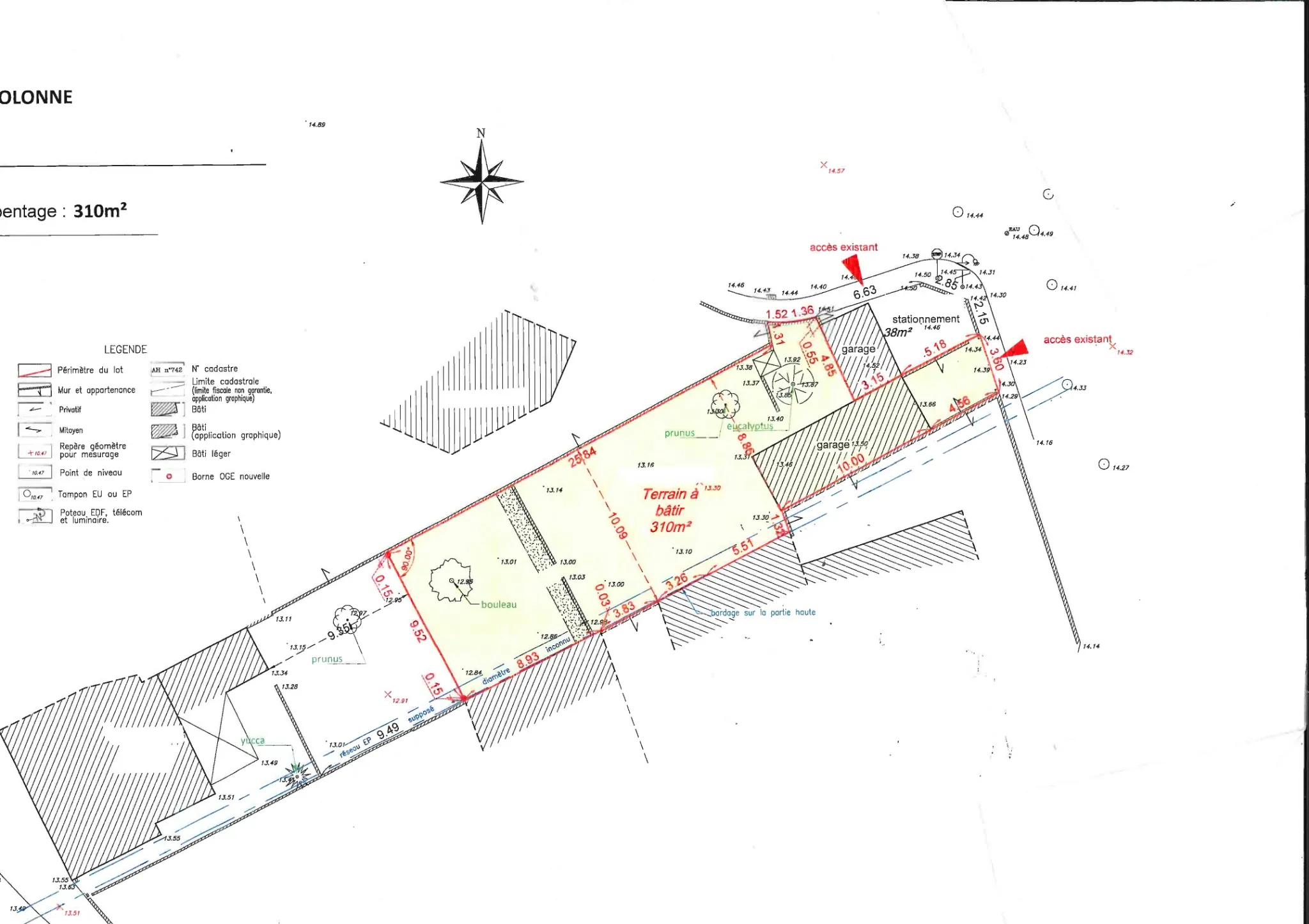 Terrain constructible de 310 m² à proximité du centre des Sables d’Olonne