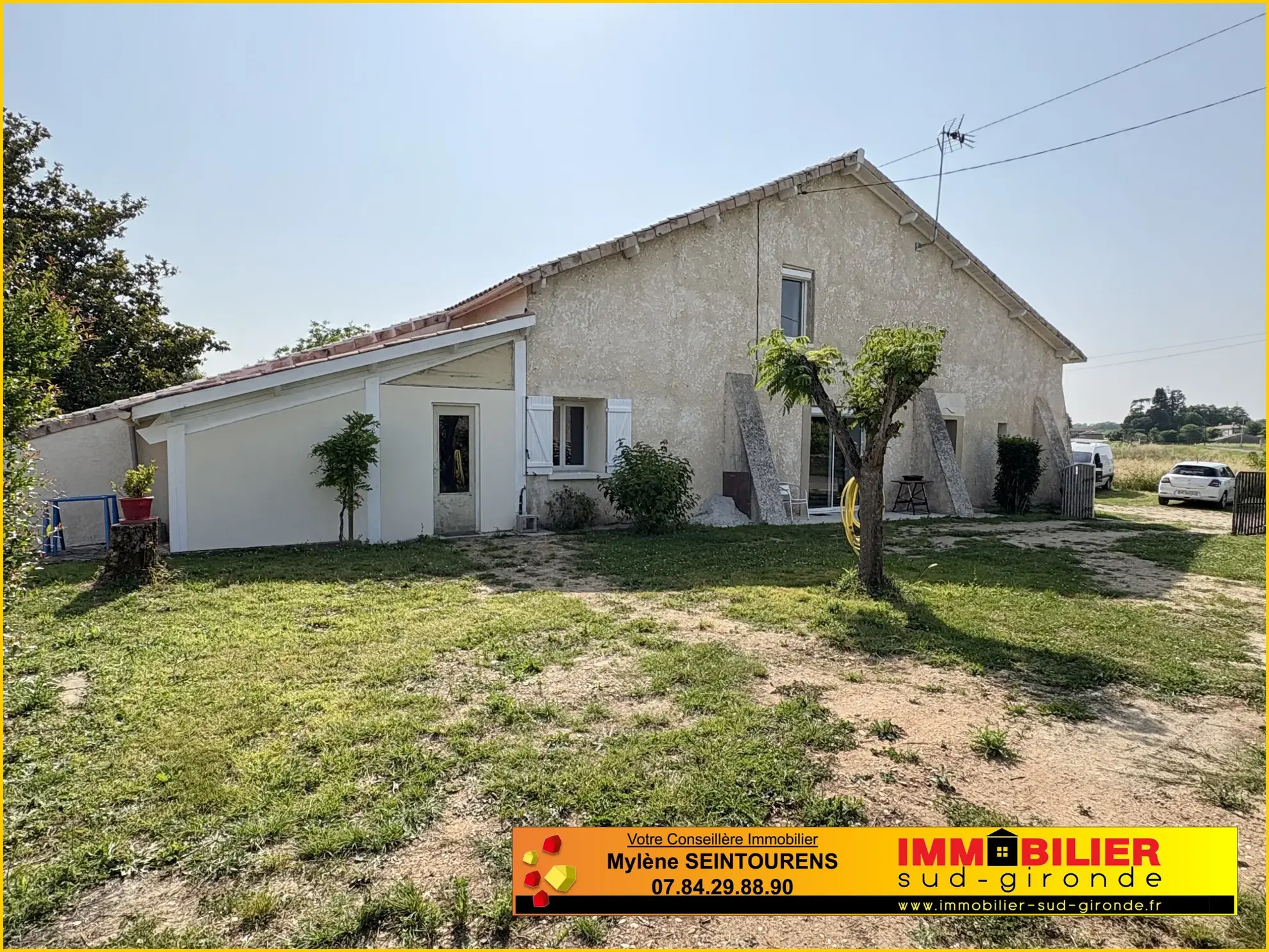 Maison individuelle rénovée de 160 m² à Pujols-sur-Ciron proche Langon 