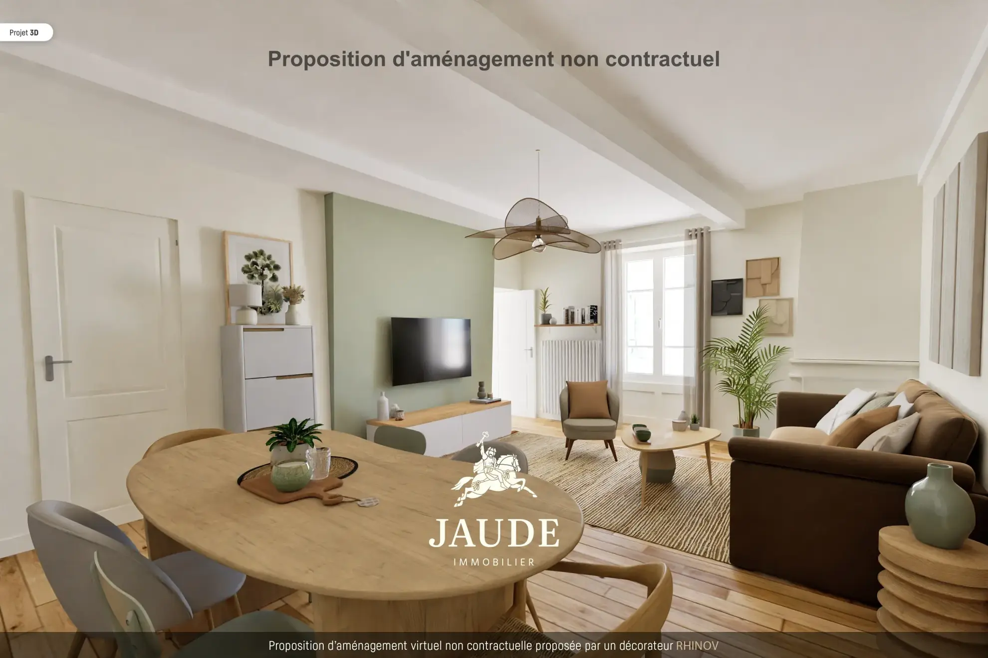 Maison de bourg de 134 m² avec garage et terrasse au centre historique de Riom