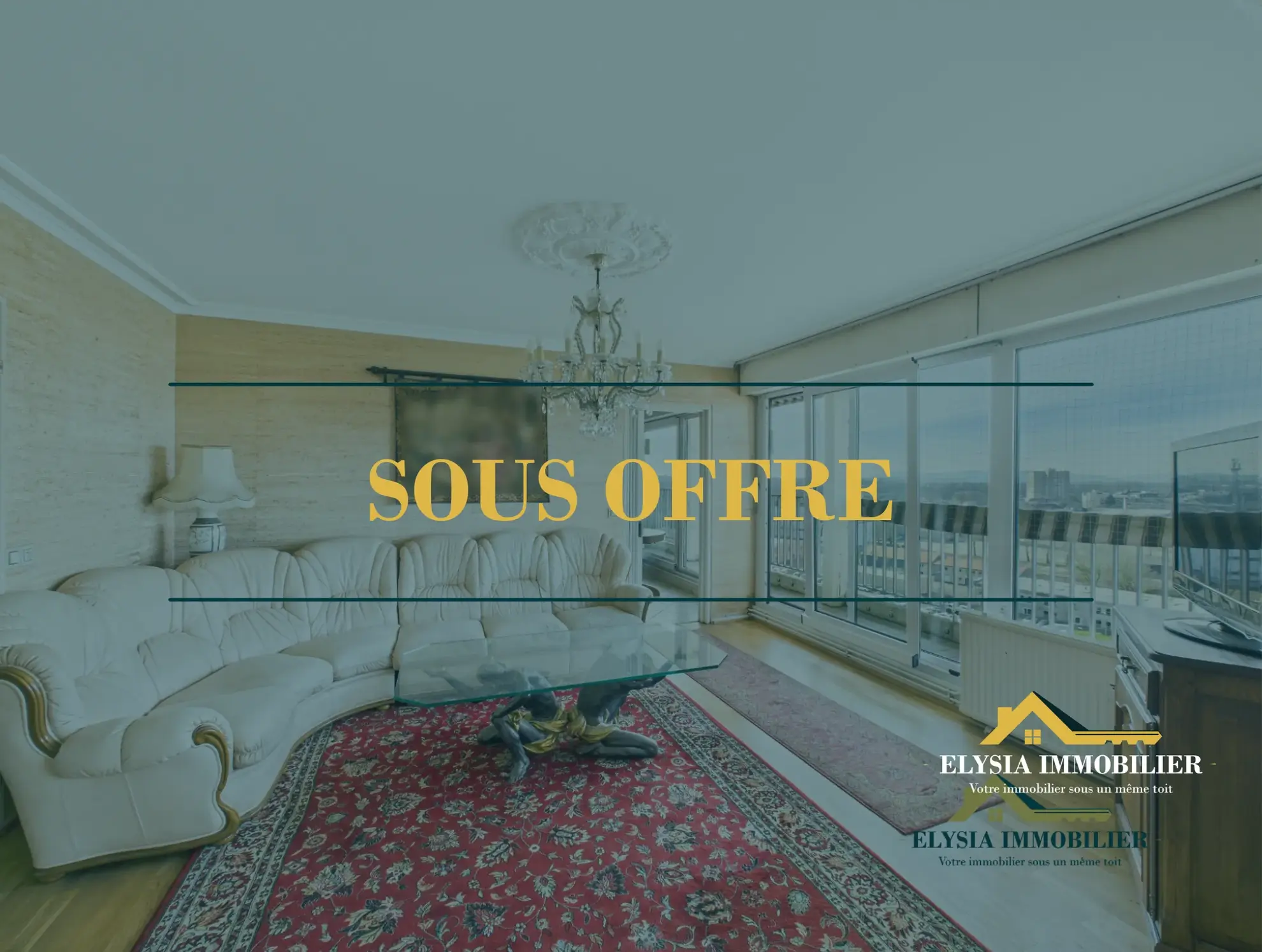 Appartement F4 avec balcon et vue imprenable à Metz, Résidence Plaisance