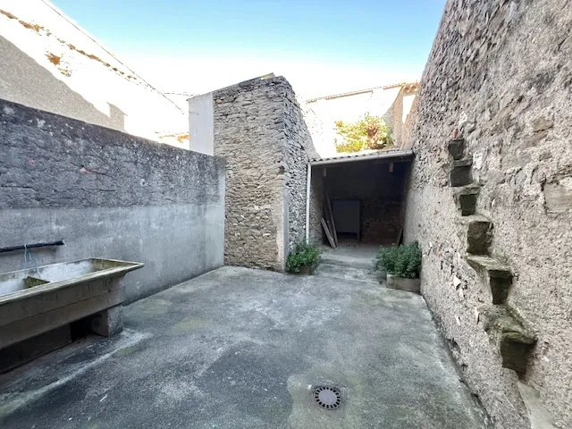 Maison de village avec cour à Rieux Minervois - 114 m²