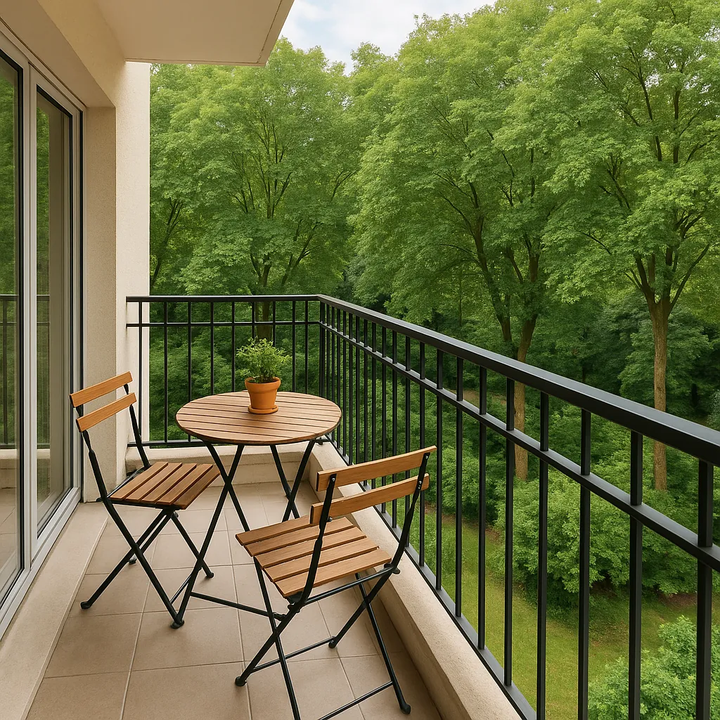 À vendre studio de 30 m² avec balcon à Bagnolet dans résidence de standing