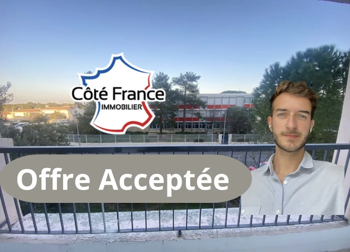 Grand T2 lumineux avec parking à Montpellier, secteur Hauts de Massane