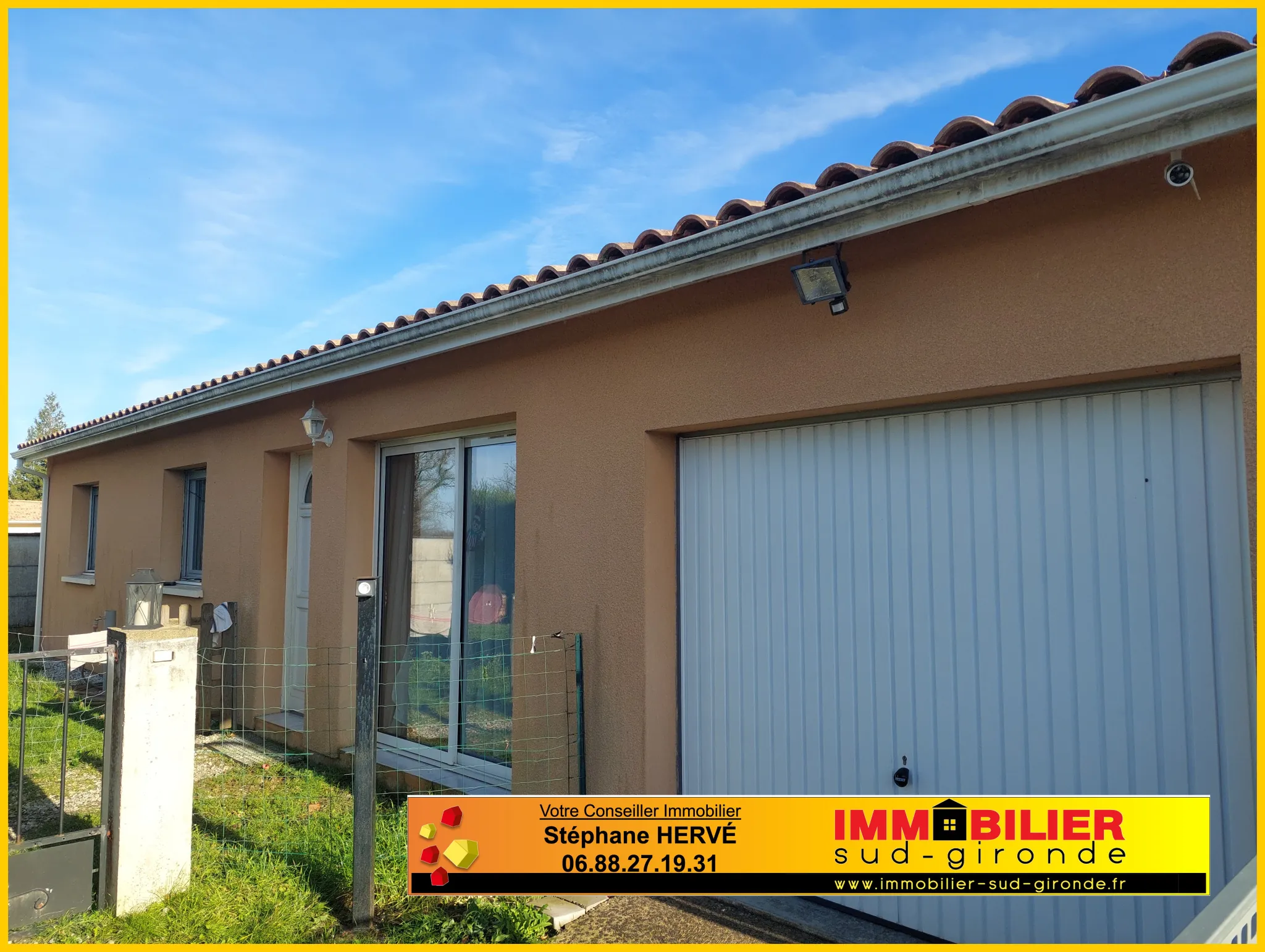 Maison contemporaine de 87 m² à Sauternes - 3 chambres, terrain clos, bon investissement