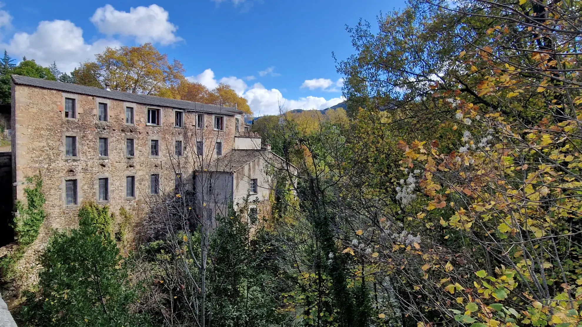 Ensemble immobilier en pierre à vendre proche Lodève, 995 m² avec terrain de 3008 m² 