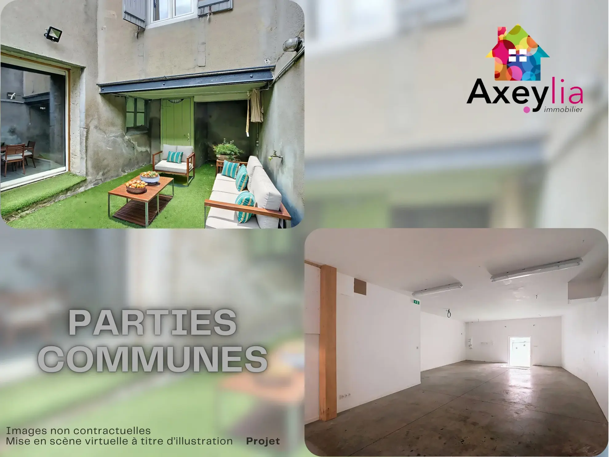 Immeuble ancien avec locaux commerciaux et appartements à Renaison proche Roanne 