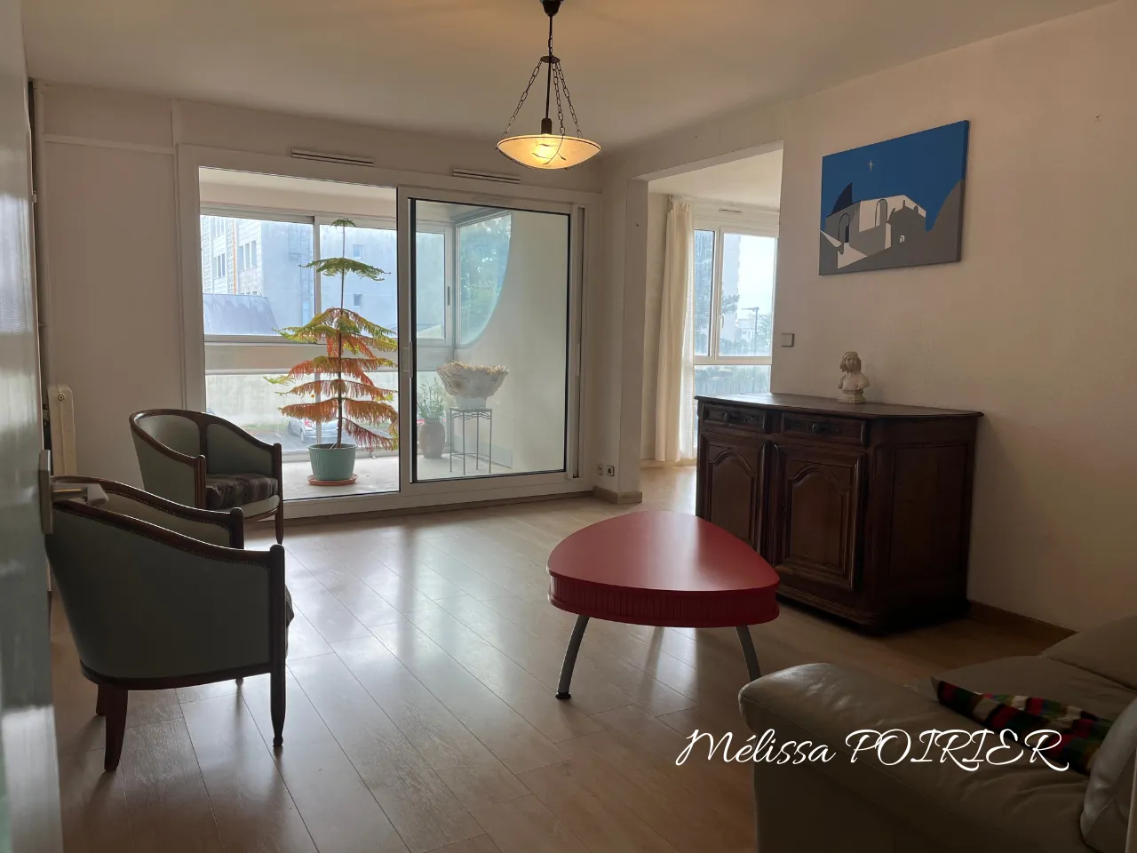 Appartement 3 chambres lumineux avec terrasse à Cholet