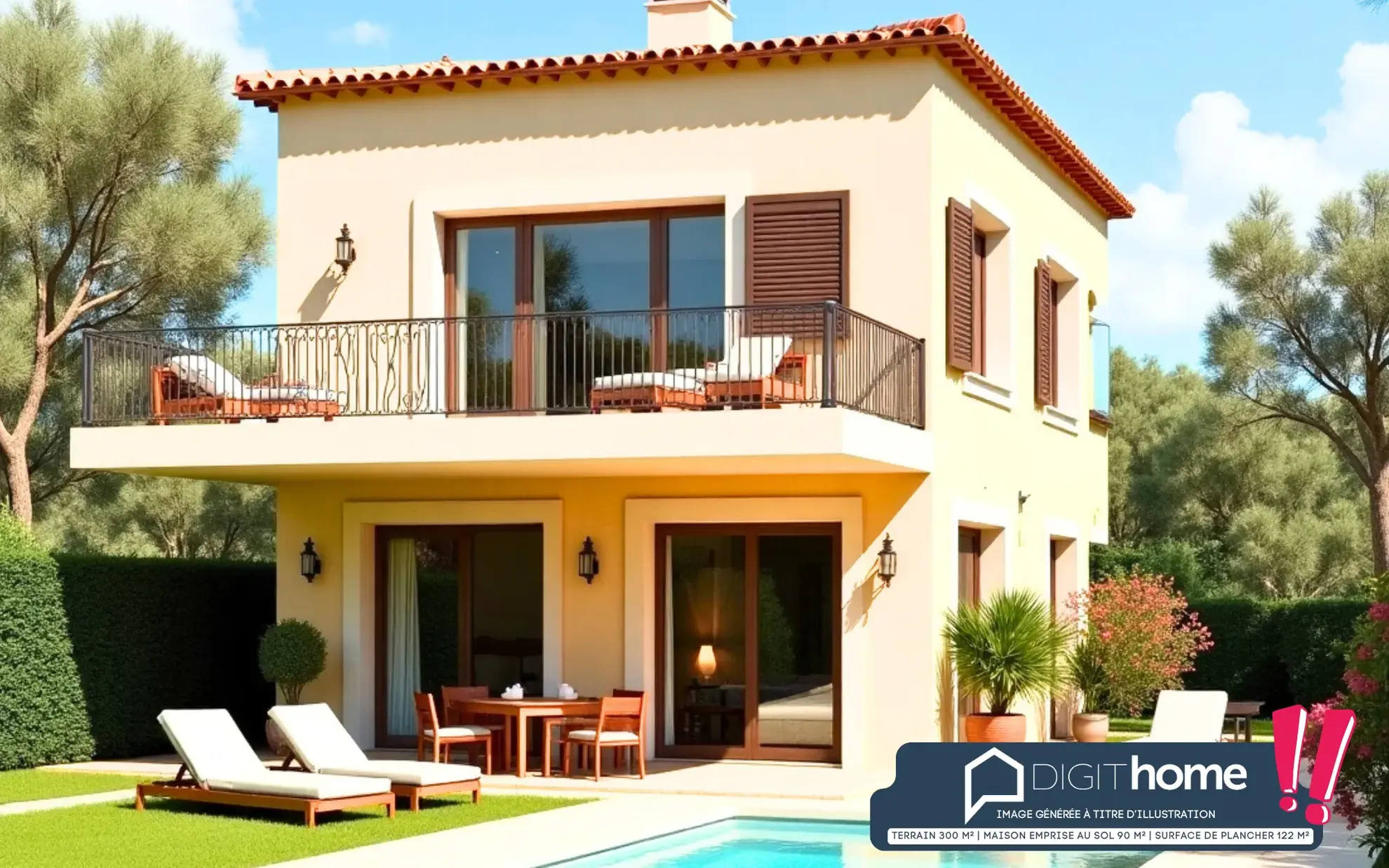 Terrain à bâtir de 300 m² à La Crau proche commodités