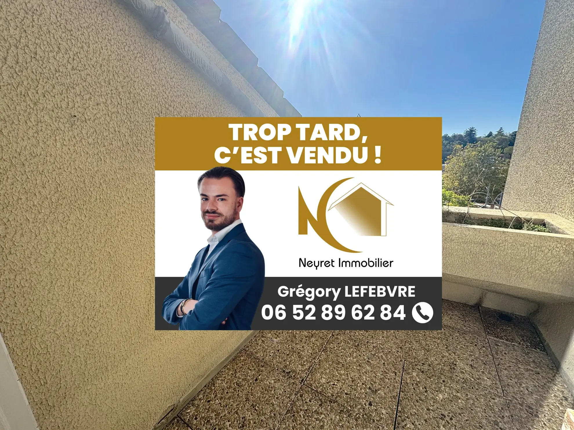 Studio de 33 m² à vendre à St Genis Laval avec parking et cave 