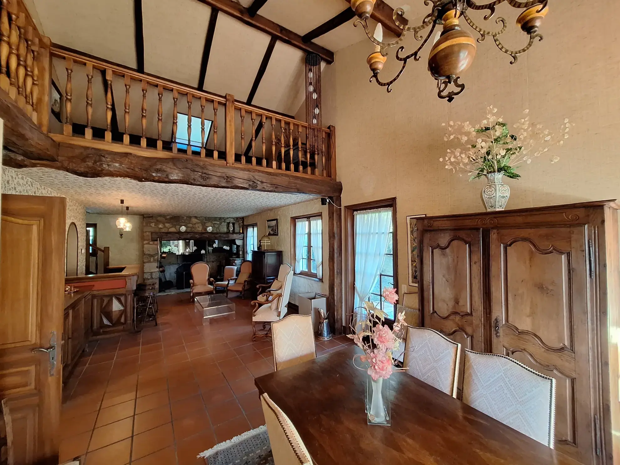 Villa avec vue montagne, sous-sol complet et jardin à Pont de l'Arn 