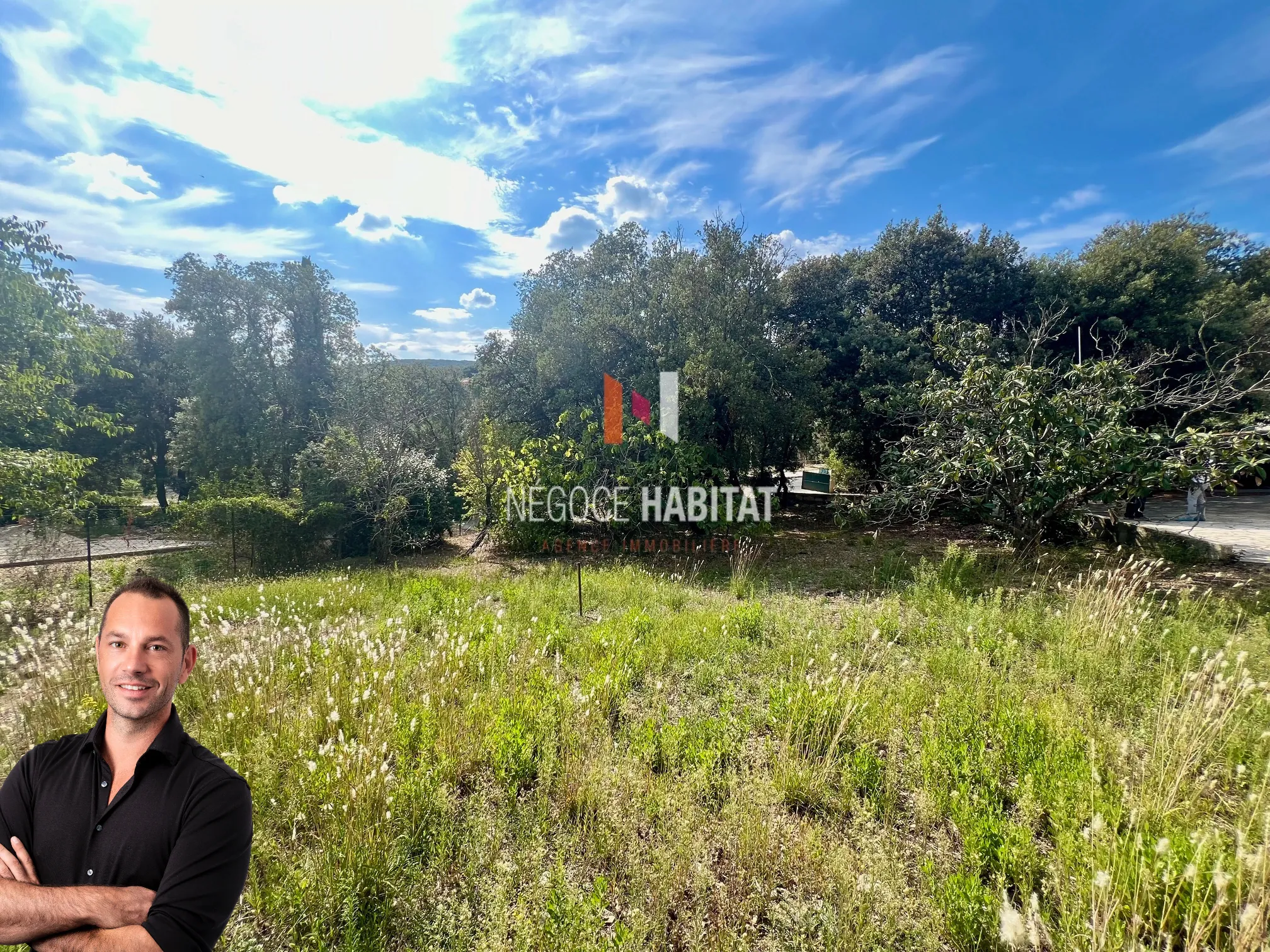 Terrain constructible de 900 m² avec vue dégagée à Saint-Gély-du-Fesc 