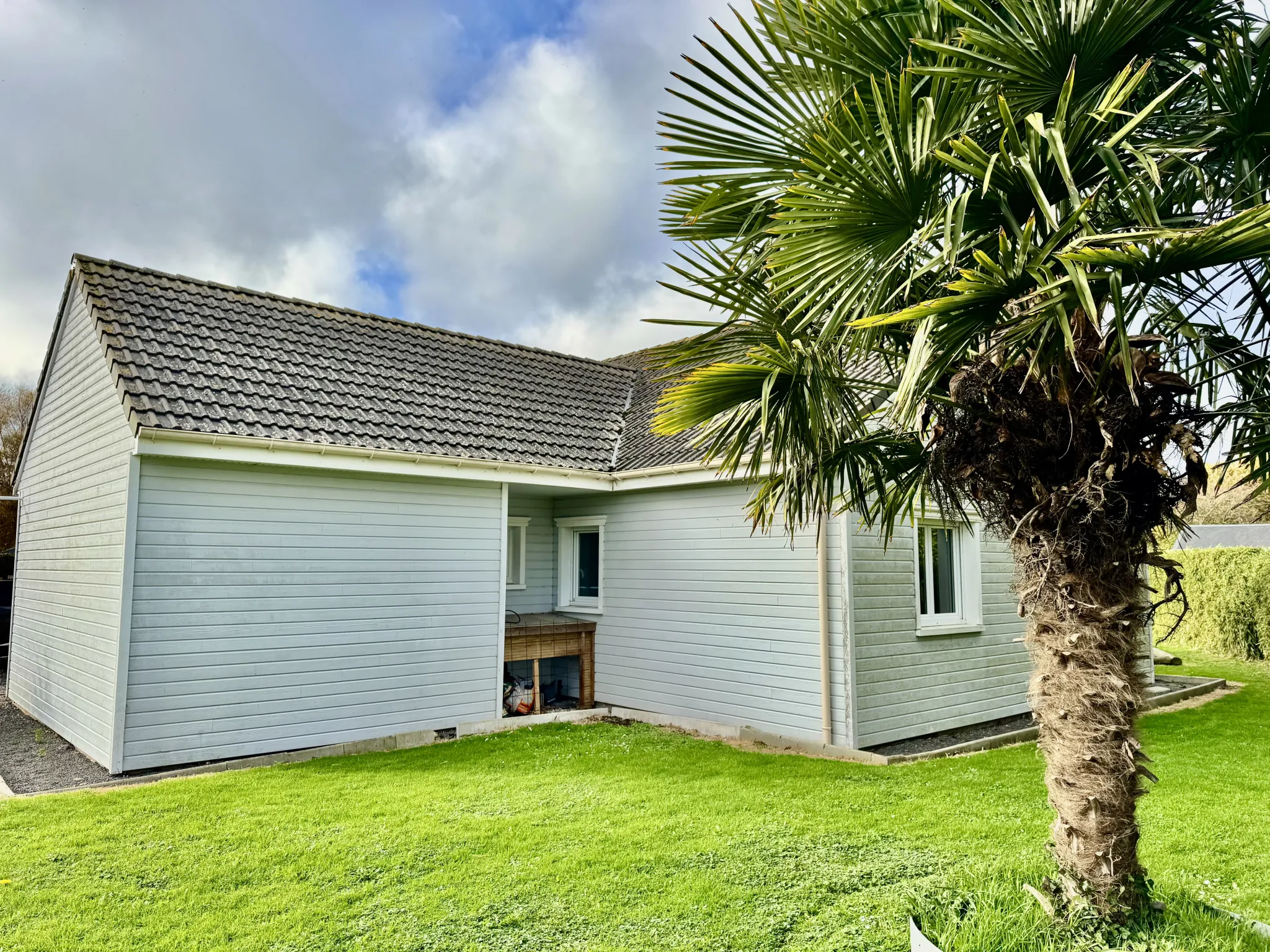 Maison de plain-pied en ossature bois à GUEUTTEVILLE LES GRES – Secteur recherché 