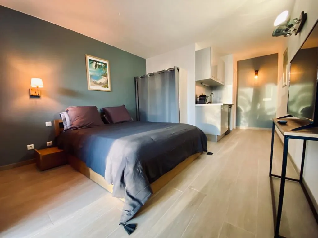 Studio rénové avec terrasse et piscine à Sainte-Anne - Martinique 