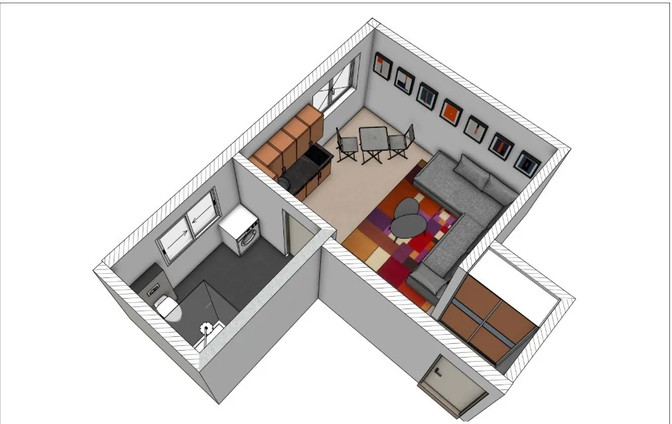 Studio neuf de 24 m² à Pau, idéal pour investissement ou résidence étudiante 