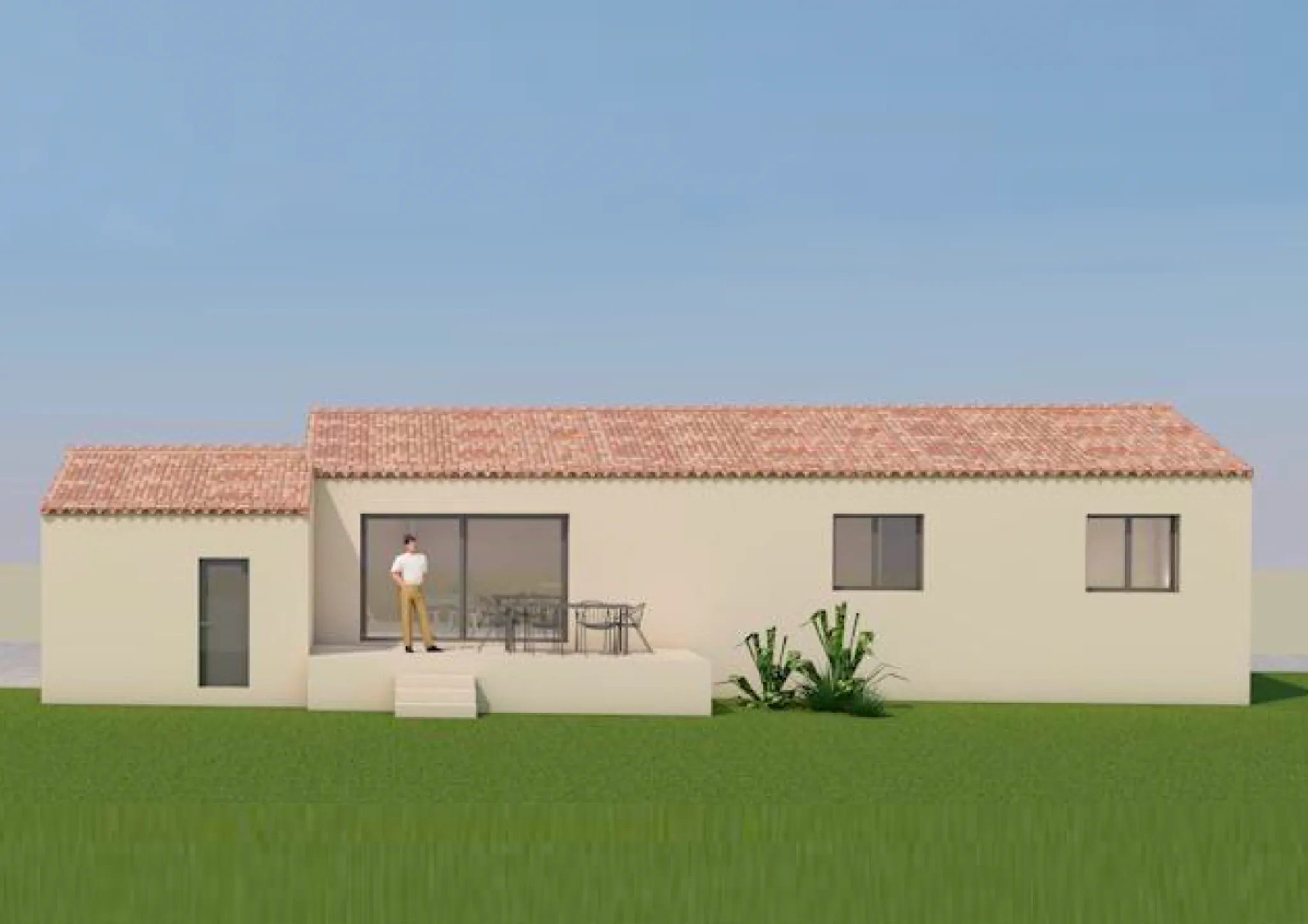 Maison neuve de plain-pied à Camaret-sur-Aigues avec garage et terrasse sud 