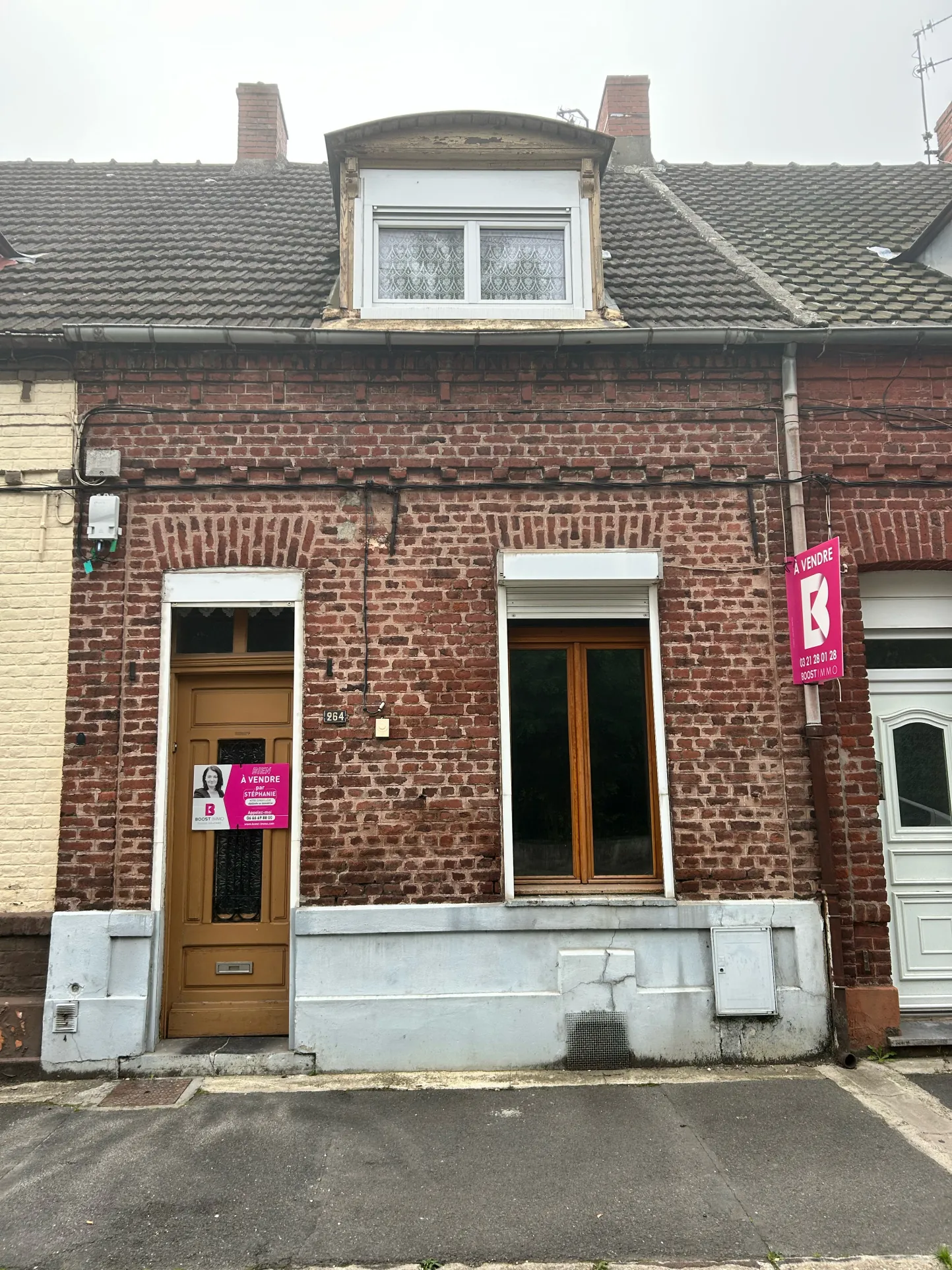 Maison de ville à vendre à Henin Beaumont avec jardin et terrasse