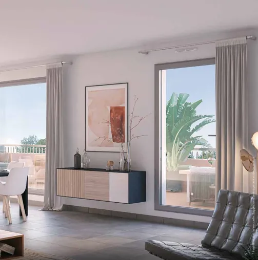 Studio neuf à Villeneuve-la-Garenne - Dernier étage, balcon, prix réduit 