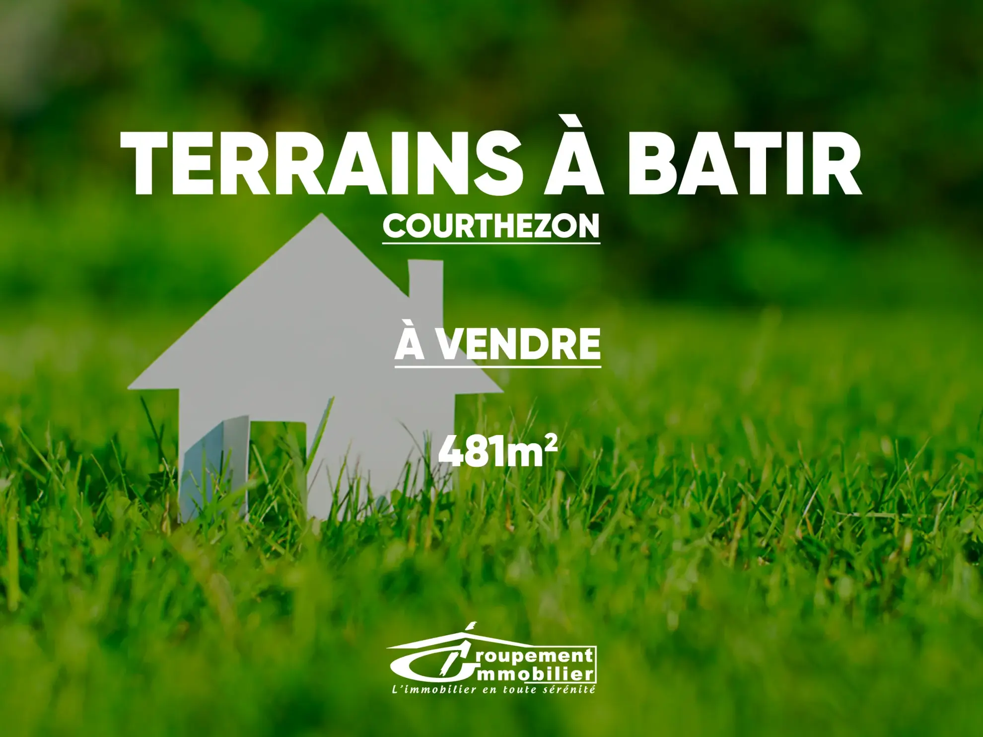 Terrain constructible de 481 m² à Courthézon, hors lotissement, idéal pour bâtir