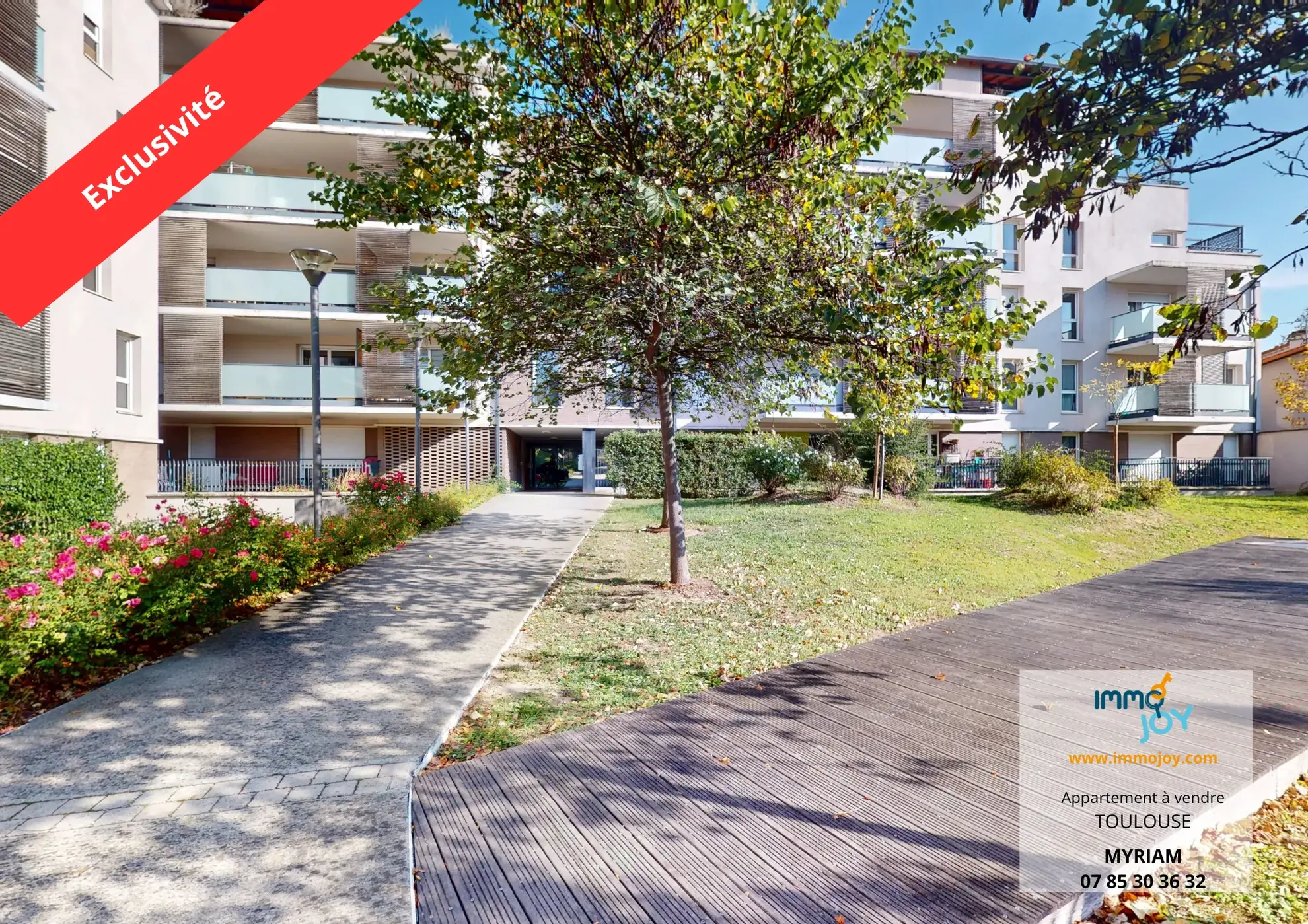 Appartement T3 lumineux avec terrasse et parking à Toulouse 31400