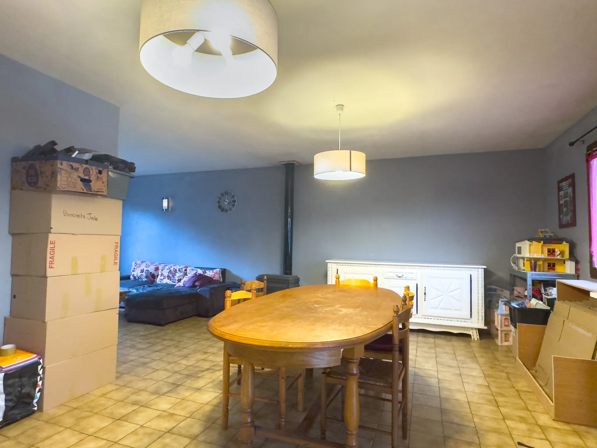 Maison de plain-pied à Baix avec grand terrain - 90m² 