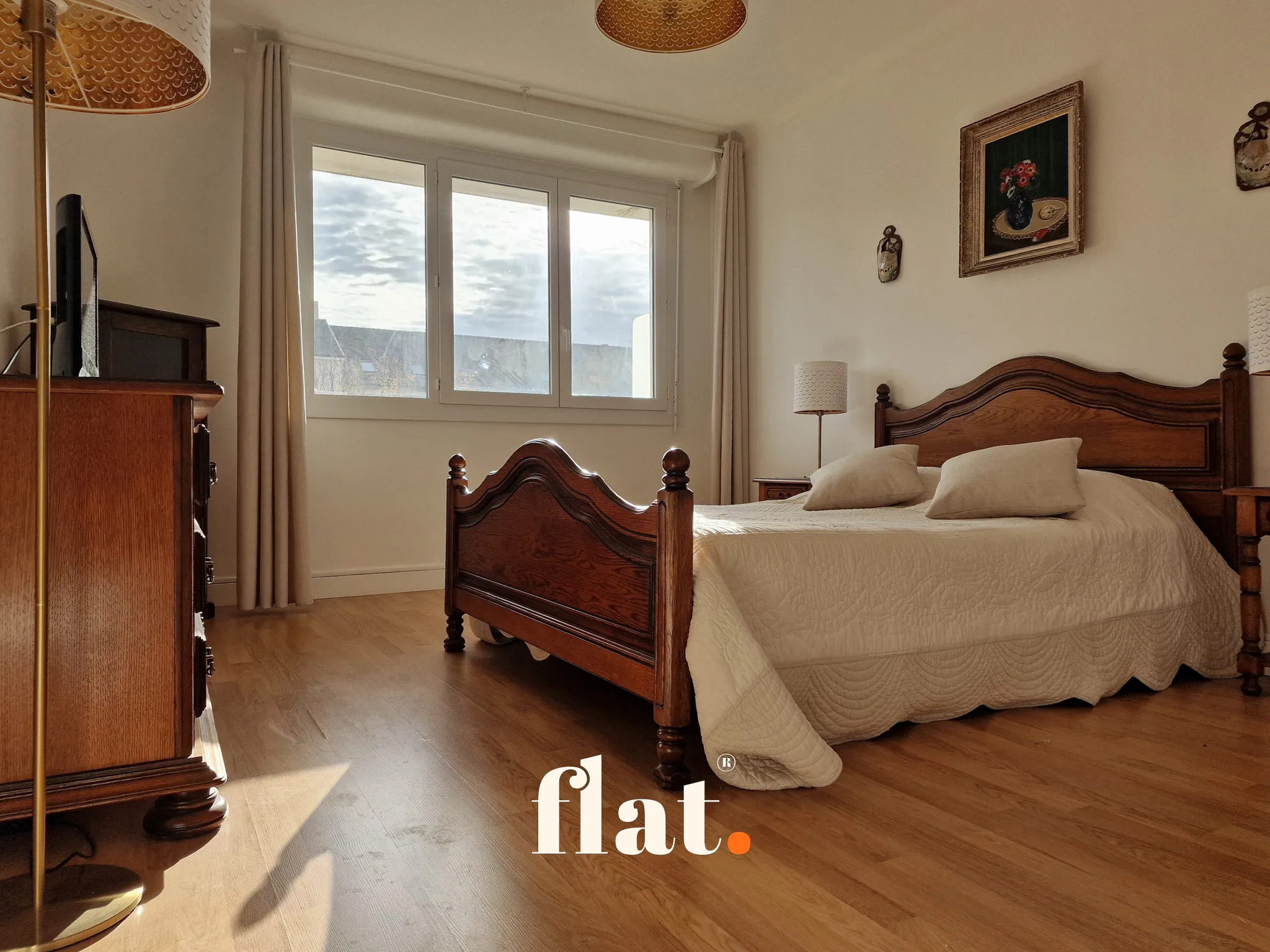 Appartement T3 de 74 m2 à Nantes dans le quartier Plessis-Tison avec parking 