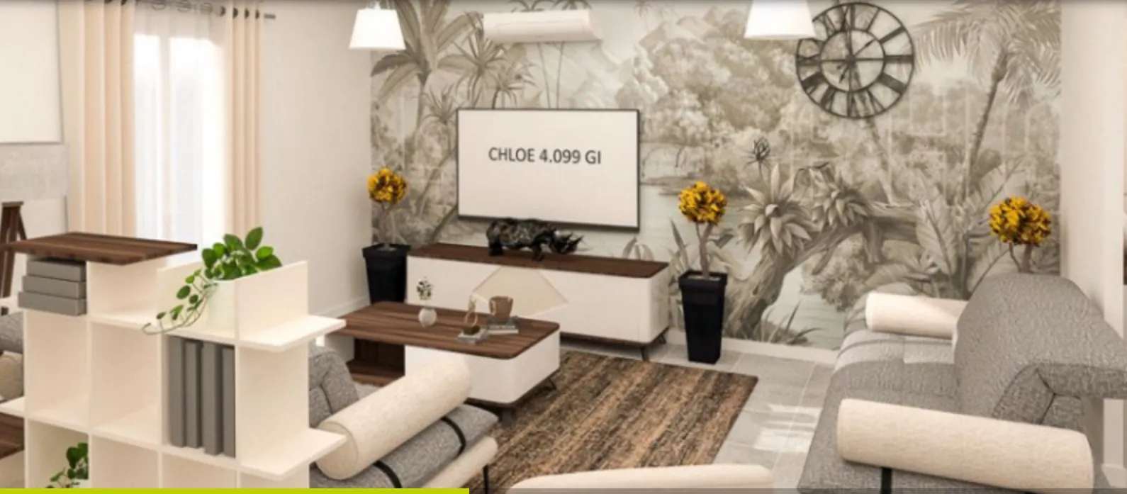 Appartement T2 rénové de 60 m2 au centre de Beaurepaire