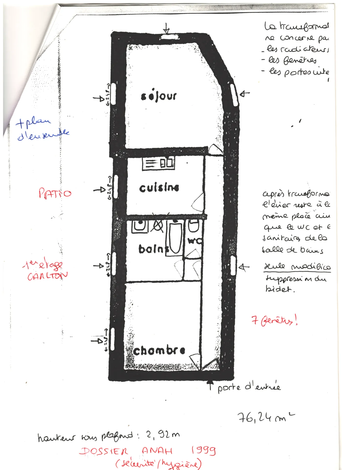 Appartement de 75m² à Vichy dans Résidence Le Carlton, 1 Chambre, Lumineux et Rénové 