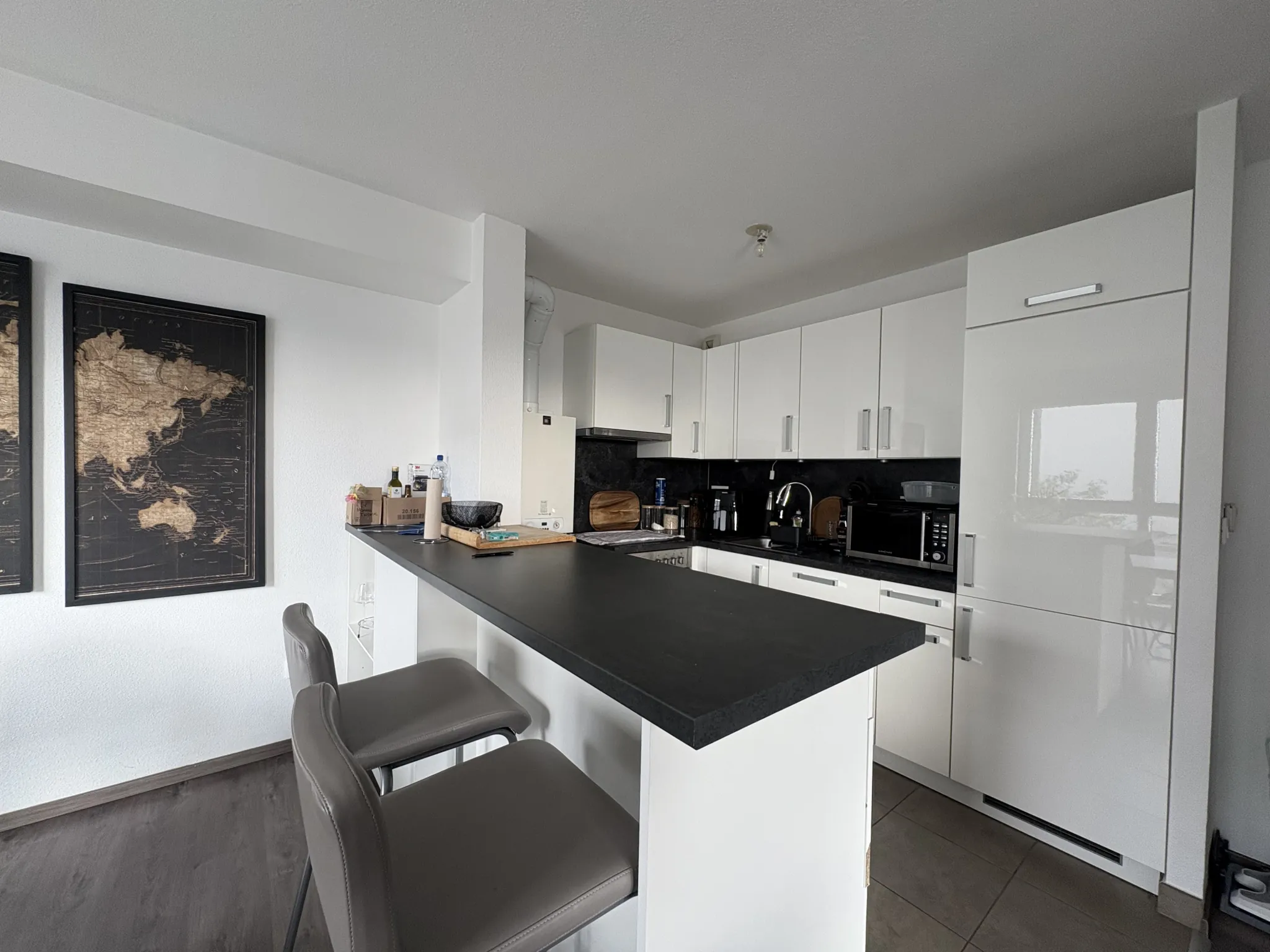 Appartement lumineux de 3 pièces à Kembs avec balcon et parking couvert 