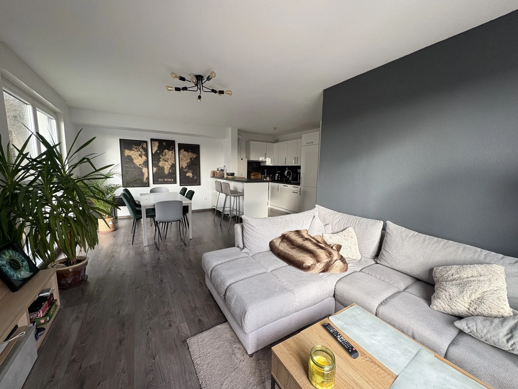 Appartement lumineux de 3 pièces à Kembs avec balcon et parking couvert 