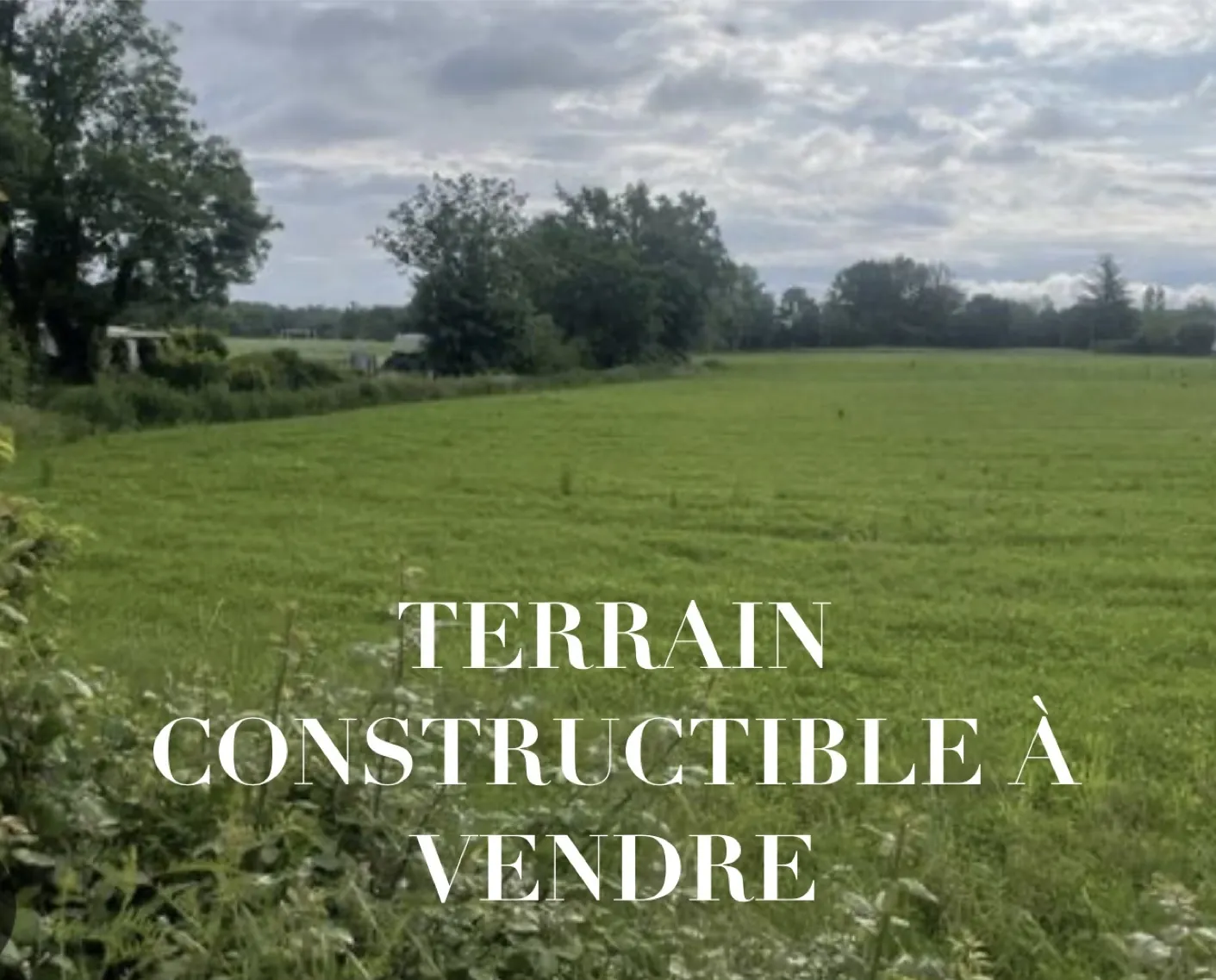Terrain constructible viabilisé de 355 m² à Saint Pons de Mauchiens proche Pézenas