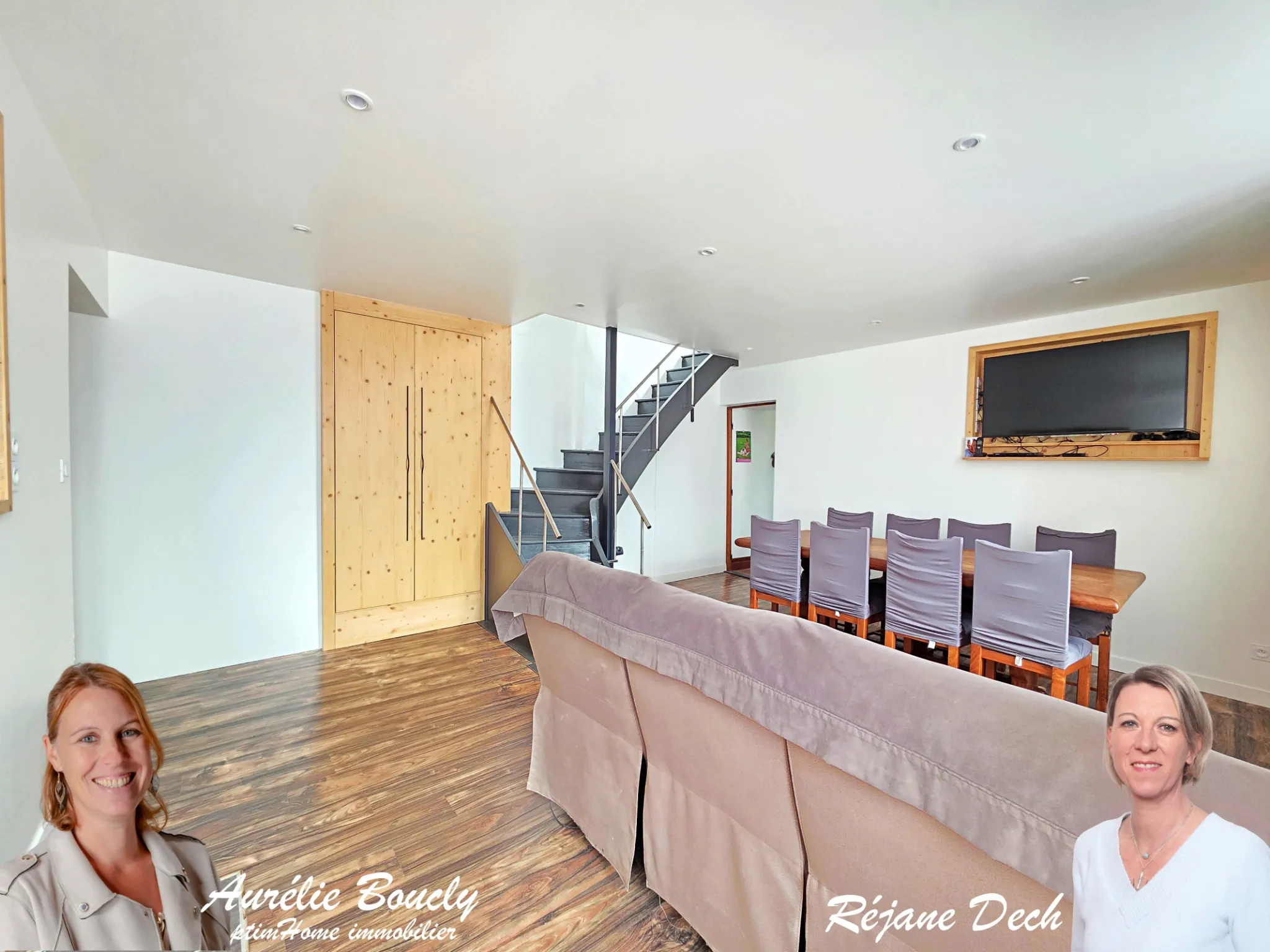 Spacieux appartement duplex rénové de 84 m² au centre de Miribel-les-Echelles 