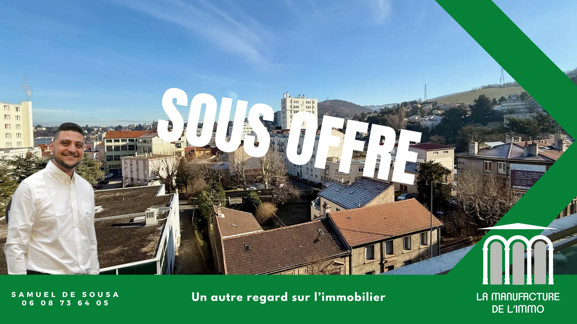 Appartement F3 avec balcon à Saint-Étienne Bellevue, idéal investissement - 52,35 m²