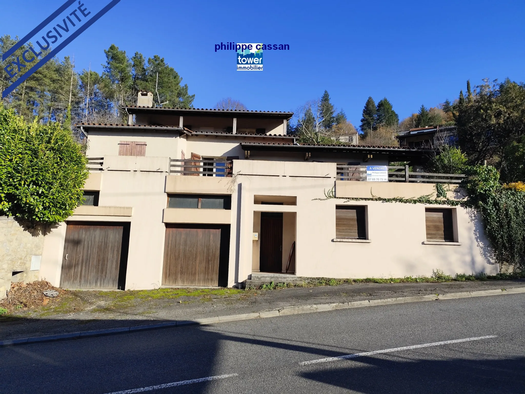 Maison individuelle avec vue dominante à Villefranche-de-Rouergue