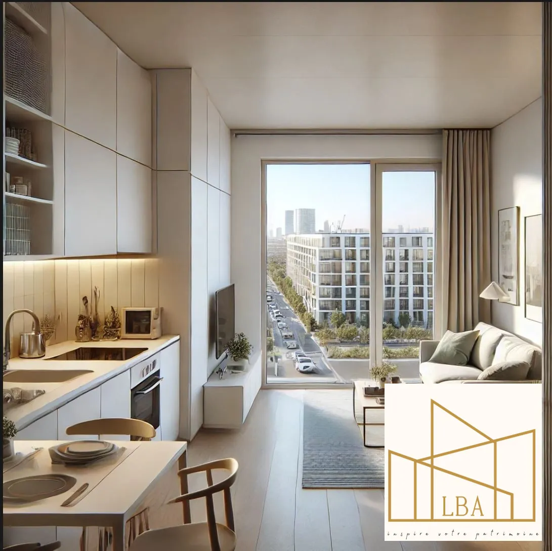 Appartement neuf à vendre à Marseille dans le quartier Euromed 2 avec terrasse et sécurité