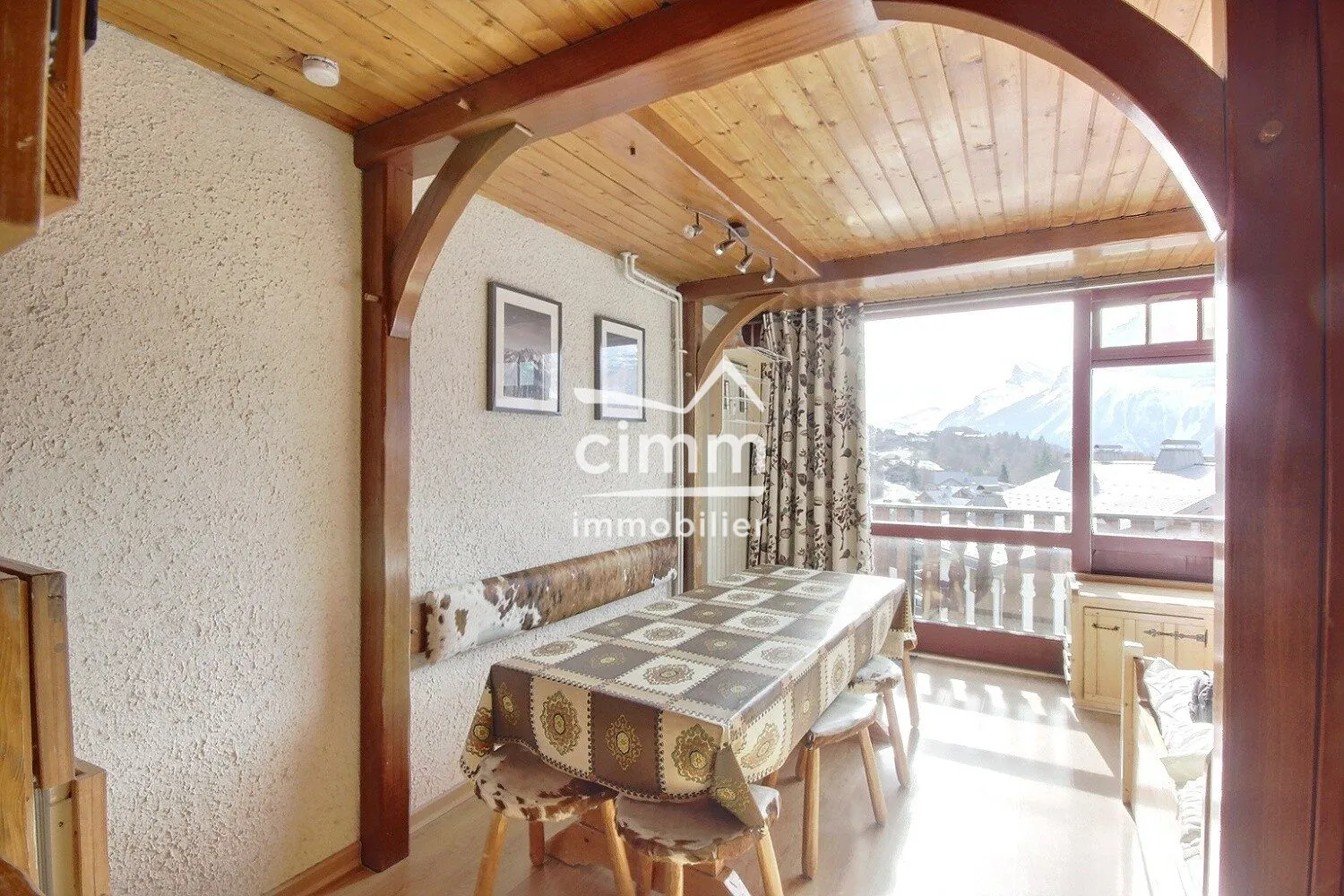 Studio à vendre à Carroz d’Arâches avec vue imprenable, parking privé, 24.45 m² 