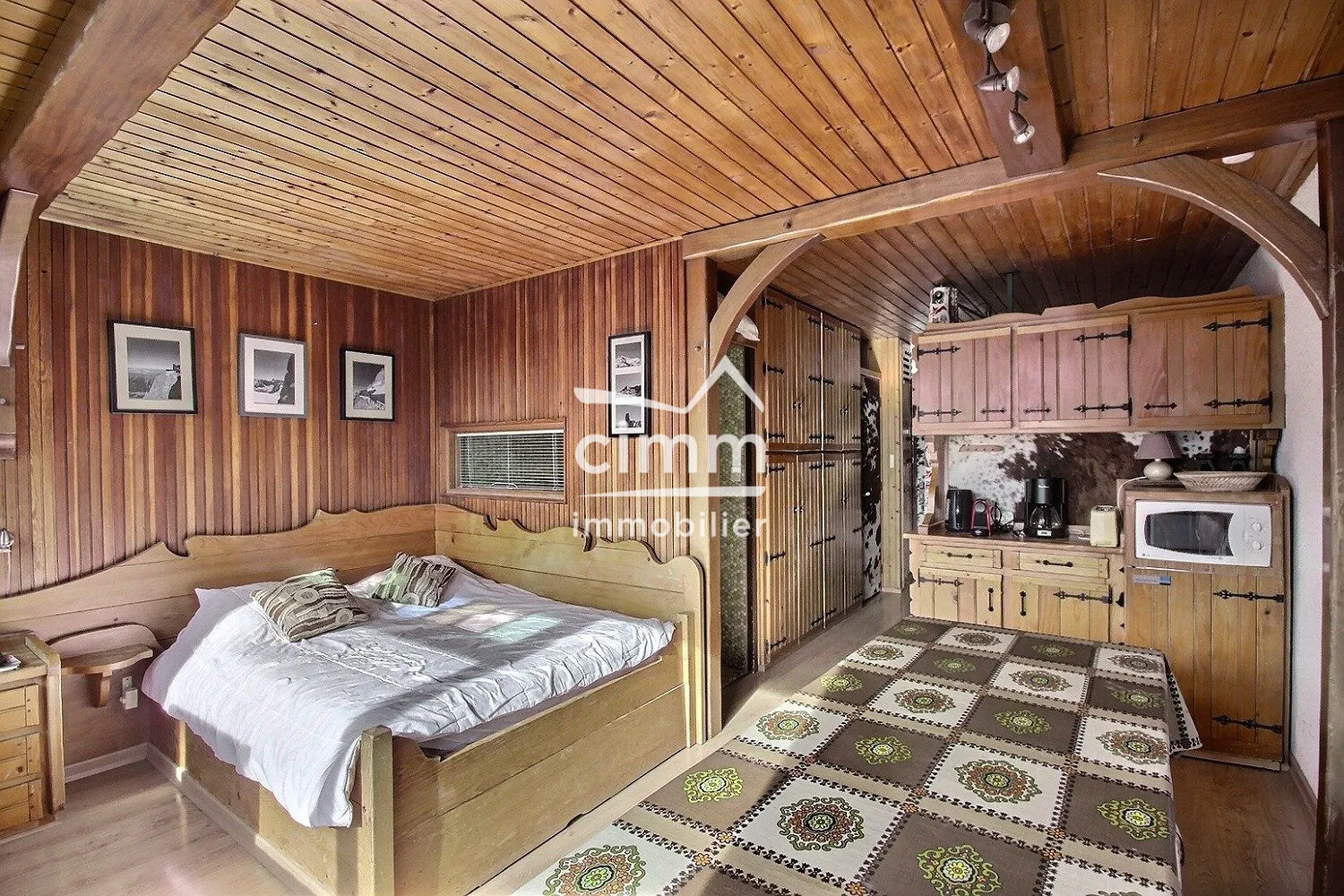 Studio à vendre à Carroz d’Arâches avec vue imprenable, parking privé, 24.45 m² 