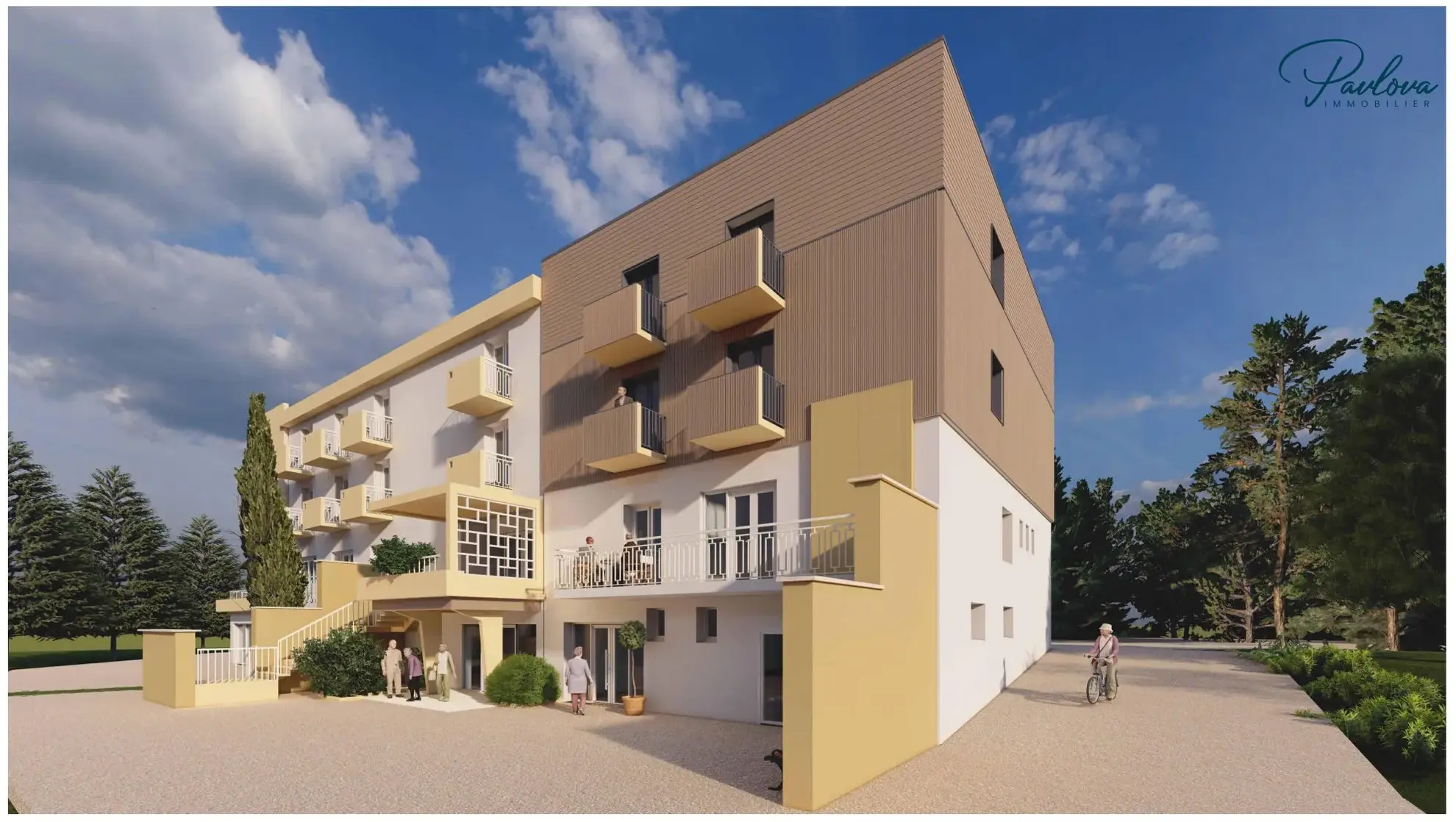 Résidence pour Seniors à Saint-Nazaire (Gard) avec Services et Piscine 