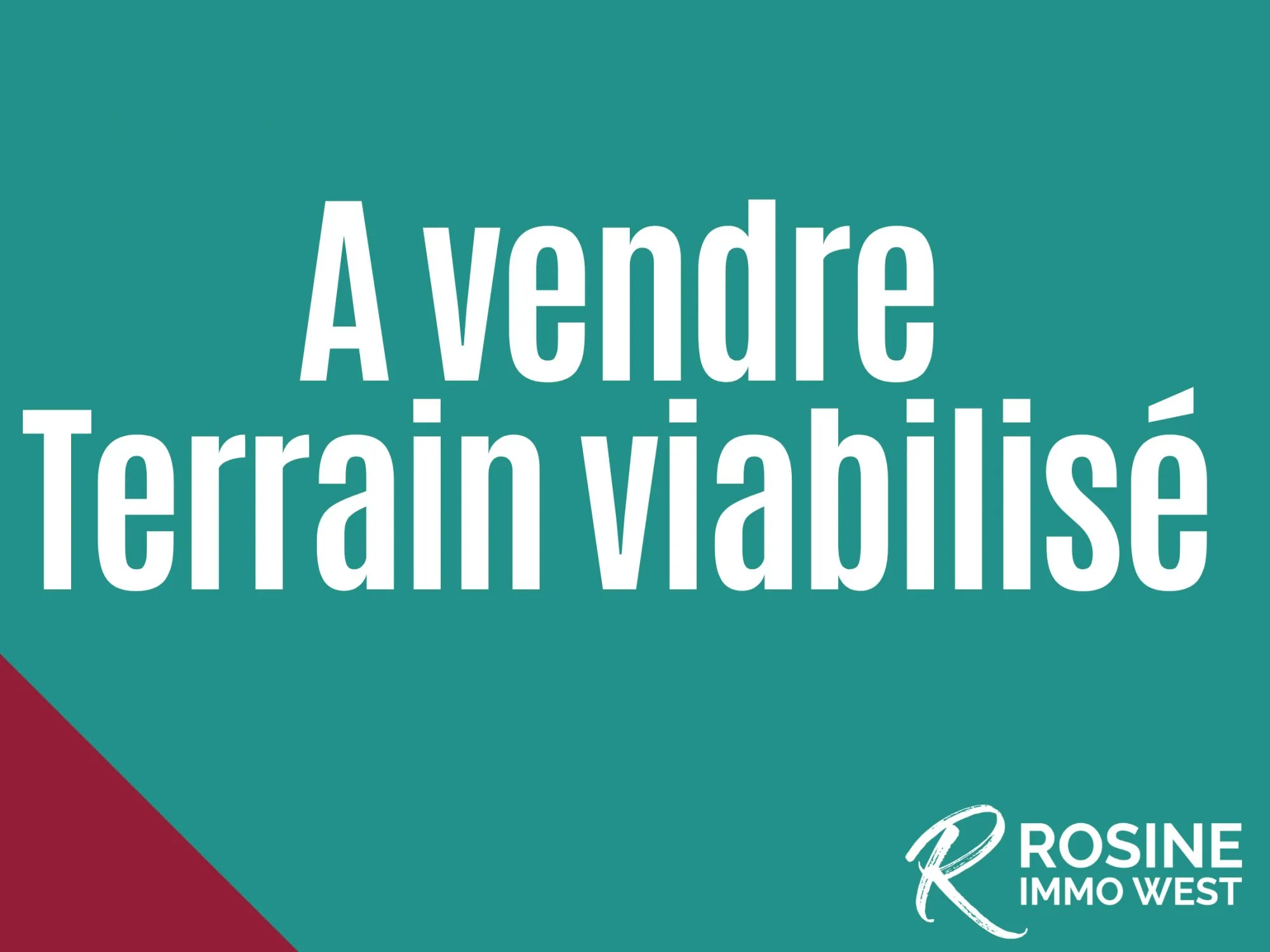 Terrain constructible et viabilisé à Fontaine Guérin - 591 m²