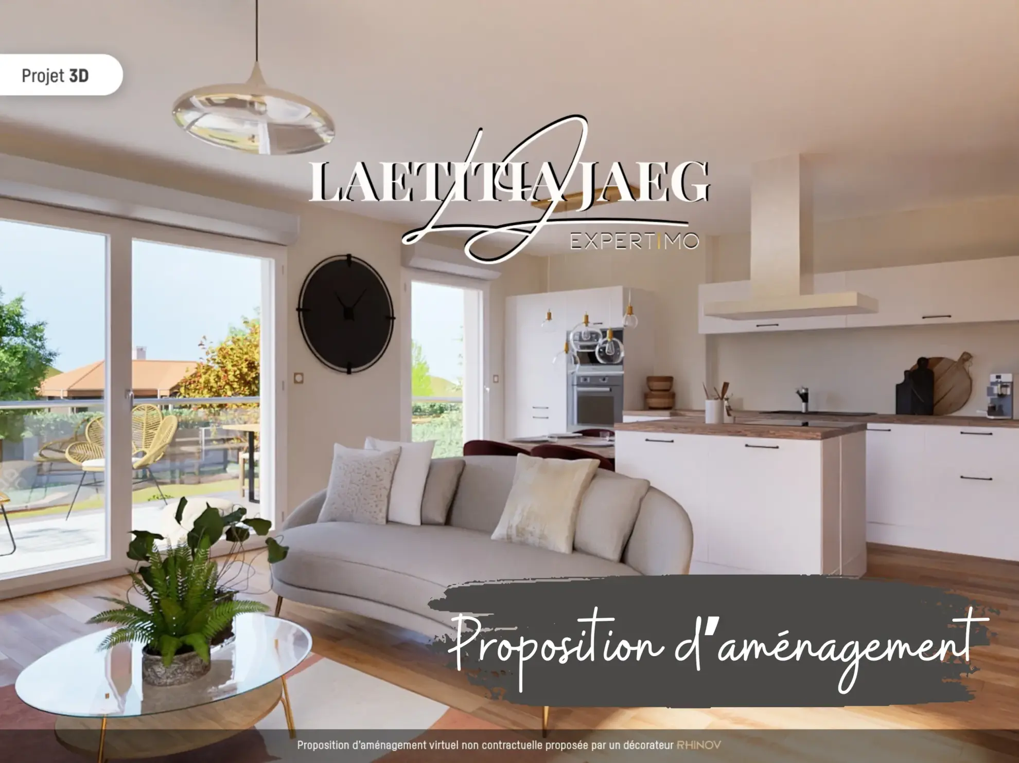 Appartement 3 pièces avec terrasse à Colmar dans le quartier des Maraîchers