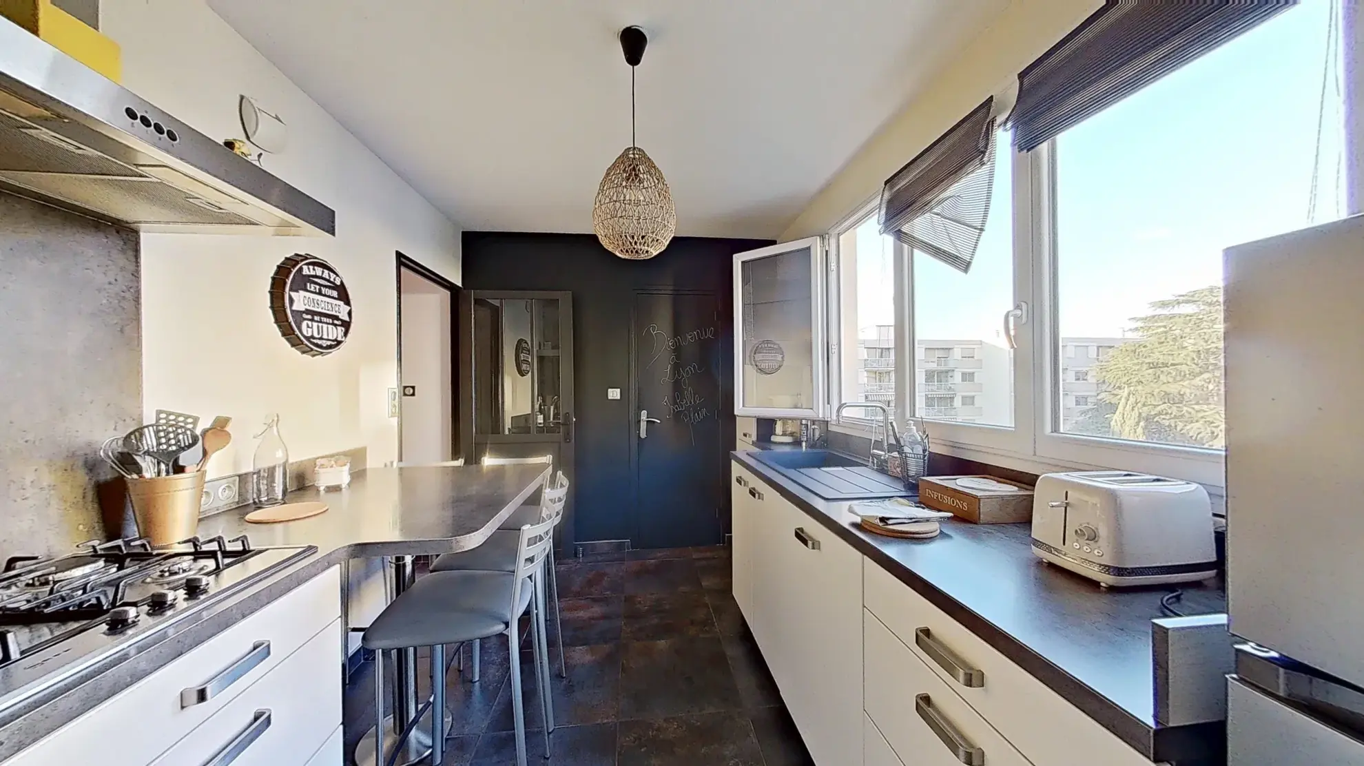 Appartement T5 à vendre dans le 5ème arrondissement de Lyon avec balcon et cave 